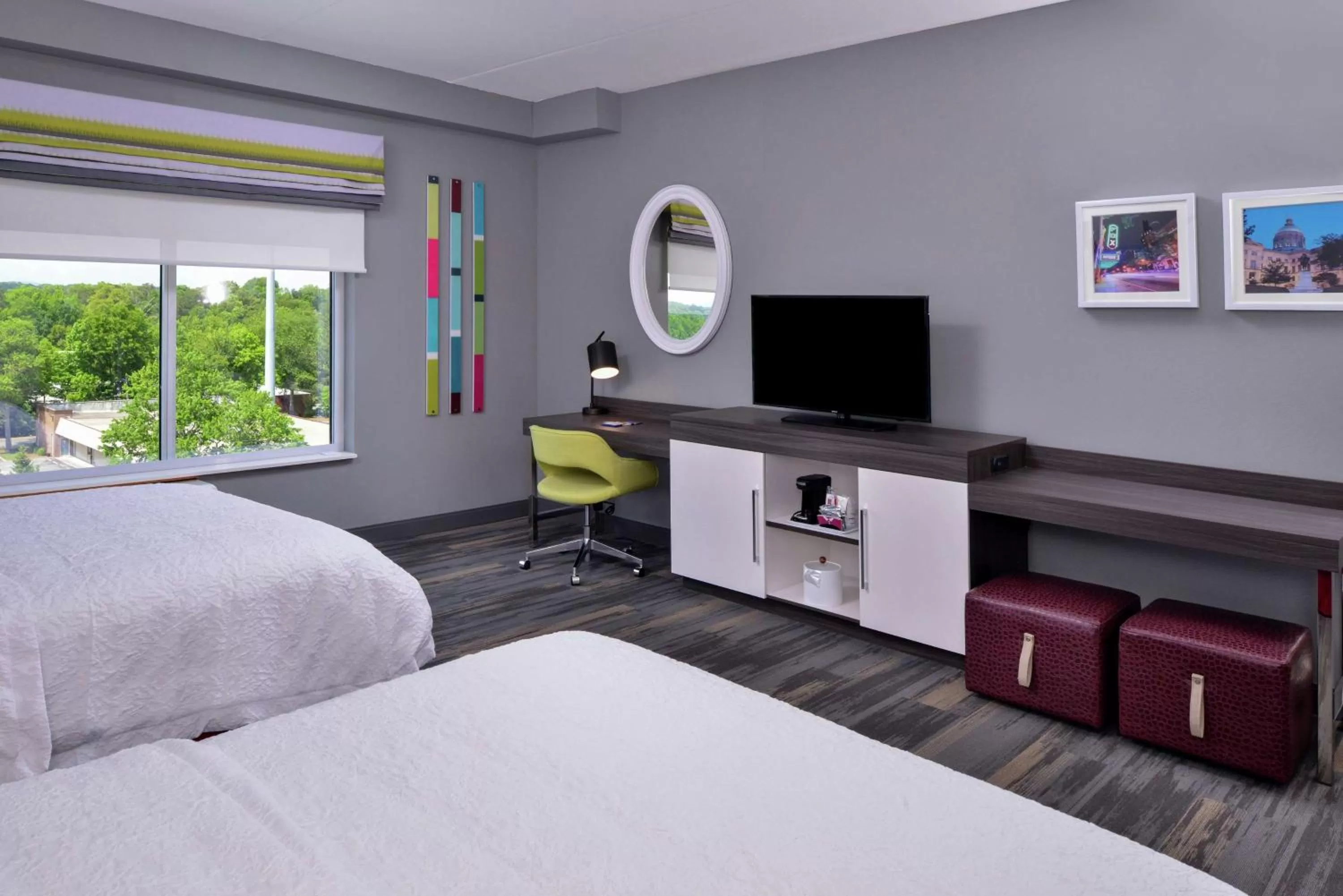 Bedroom, Bed in Hampton Inn & Suites Atlanta/Marietta