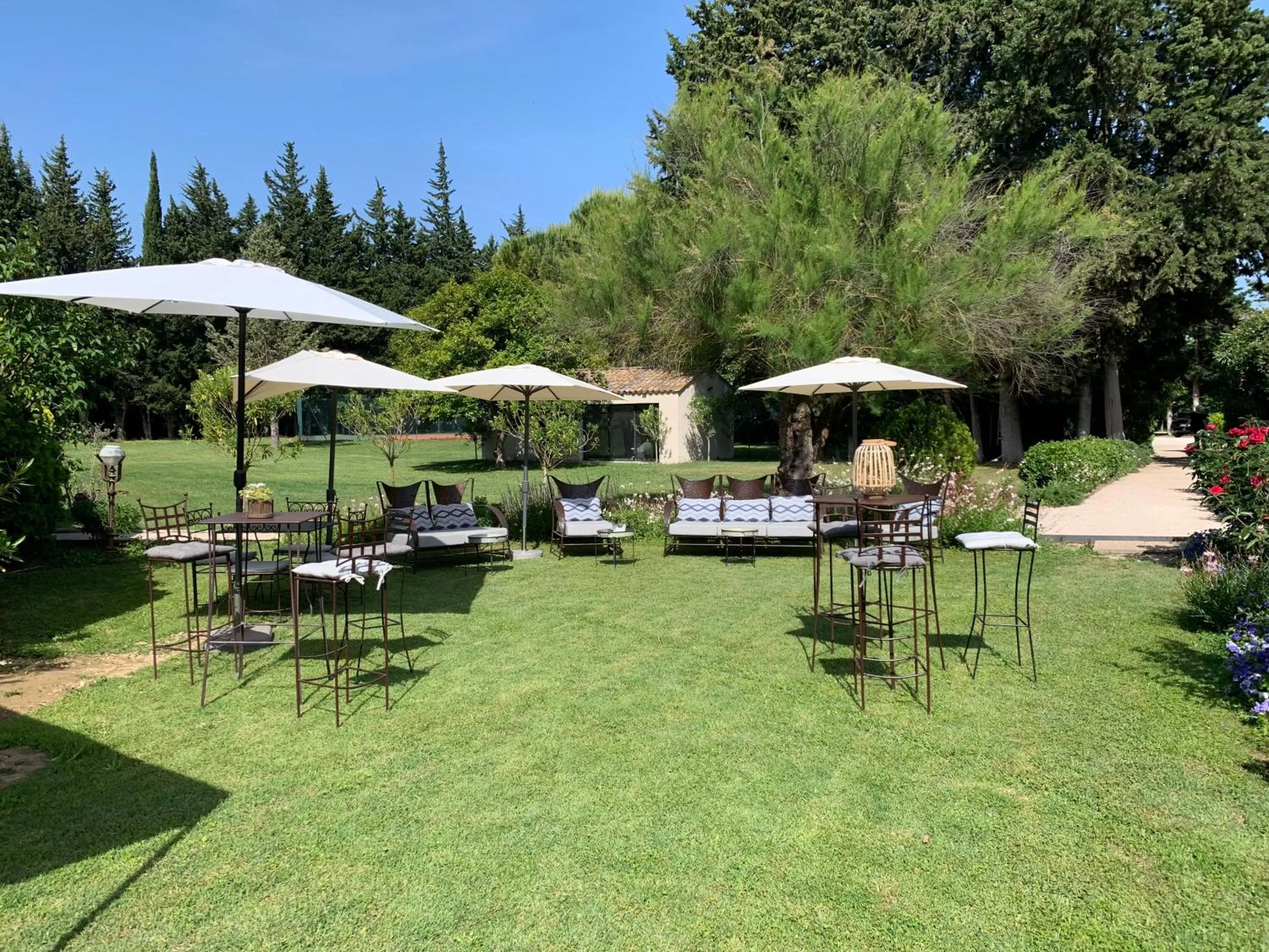 Garden in Moulin de la Roque