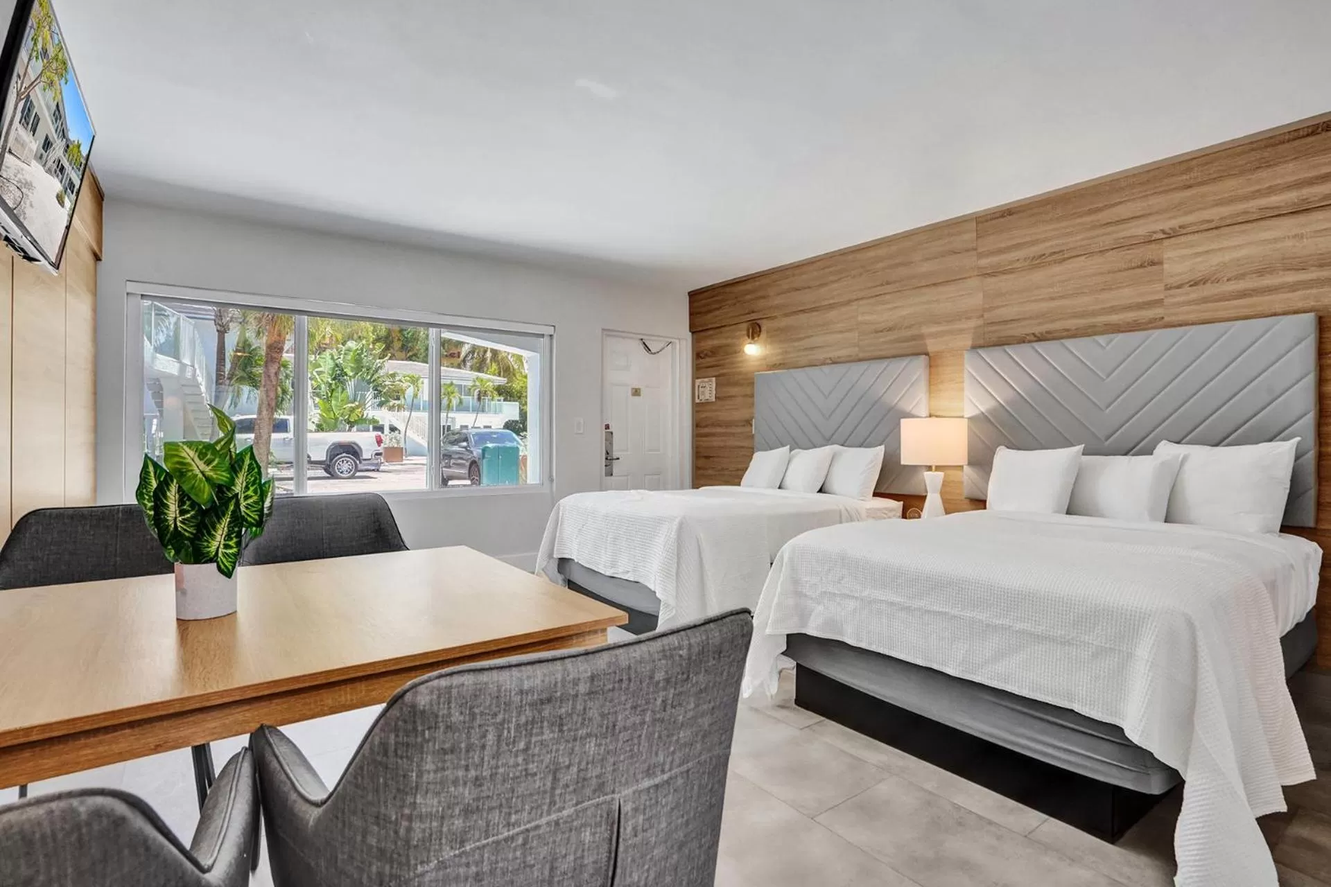 Premium Two Doubles with Kitchenette  in Royal Beach Palace