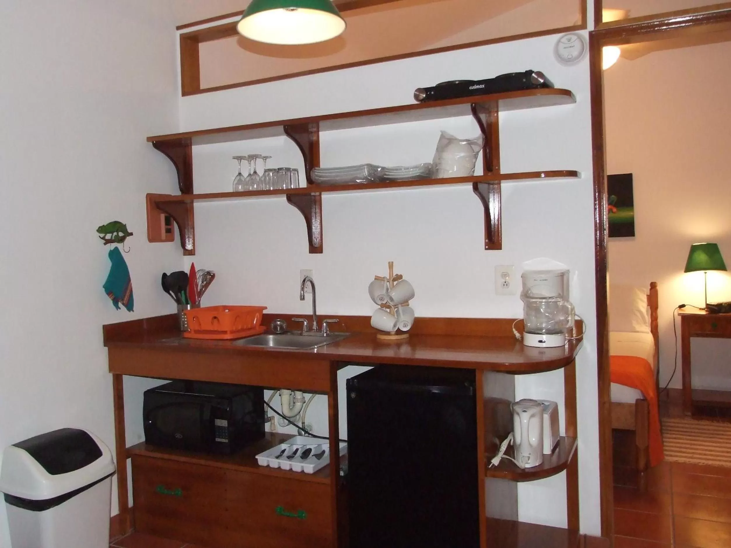 Coffee/tea facilities, Kitchen/Kitchenette in BlueBelize B&B