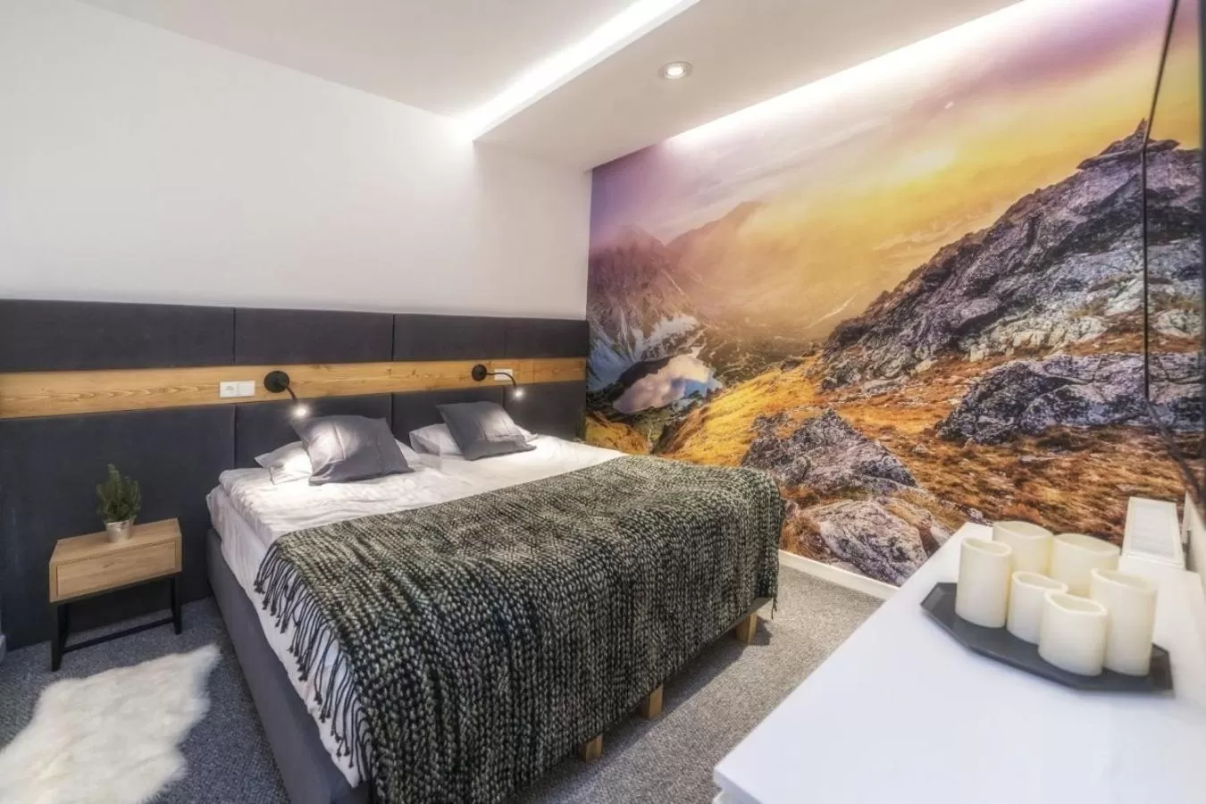 Bed in Aparthotel Giewont