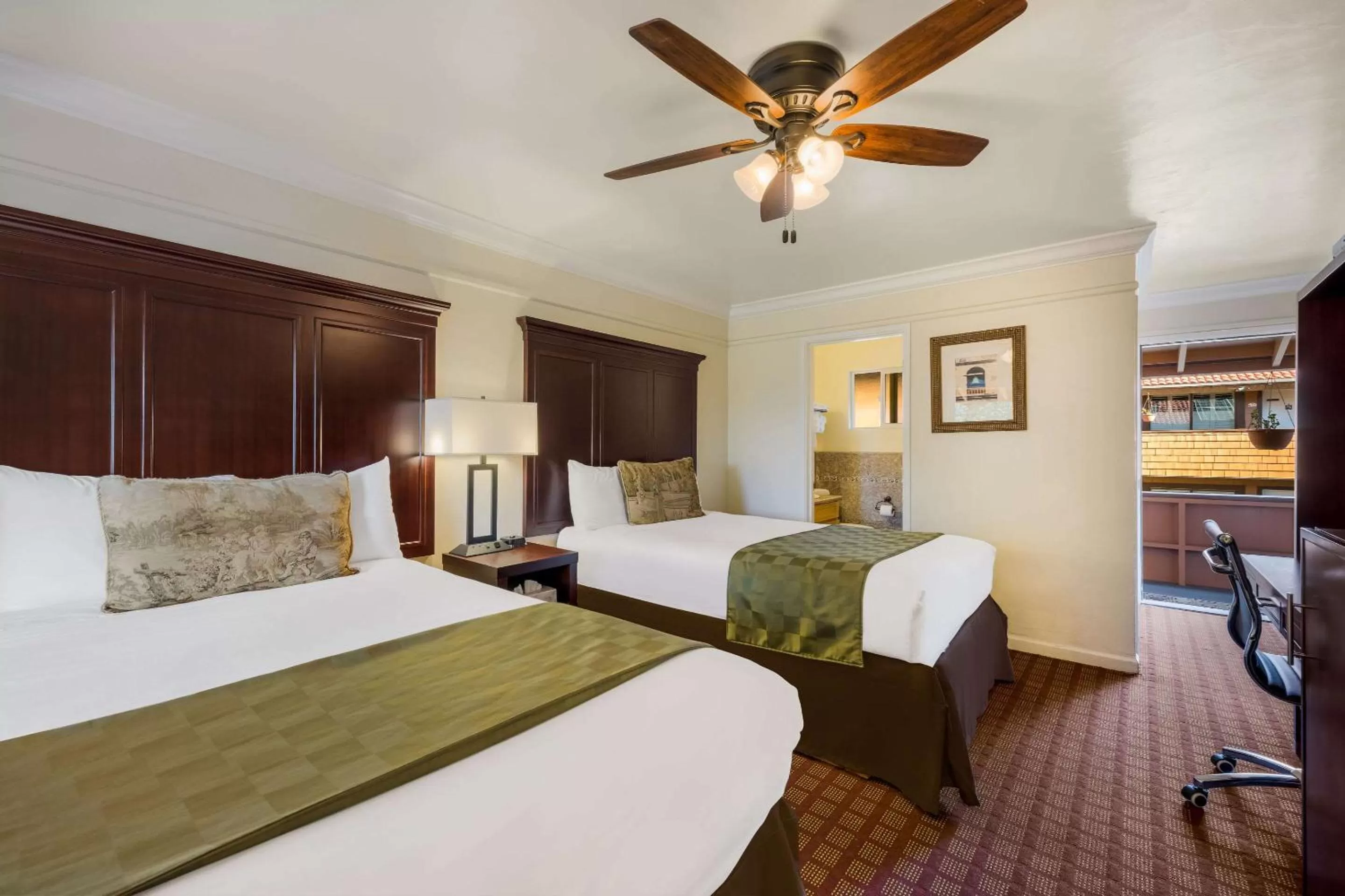 Bedroom, Bed in Clarion Collection Carmel Oaks Inn