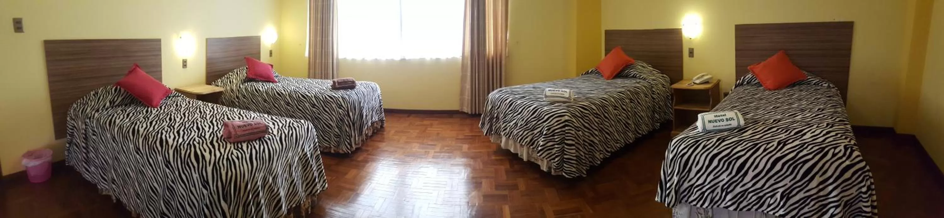 Decorative detail, Bed in Hotel Nuevo Sol