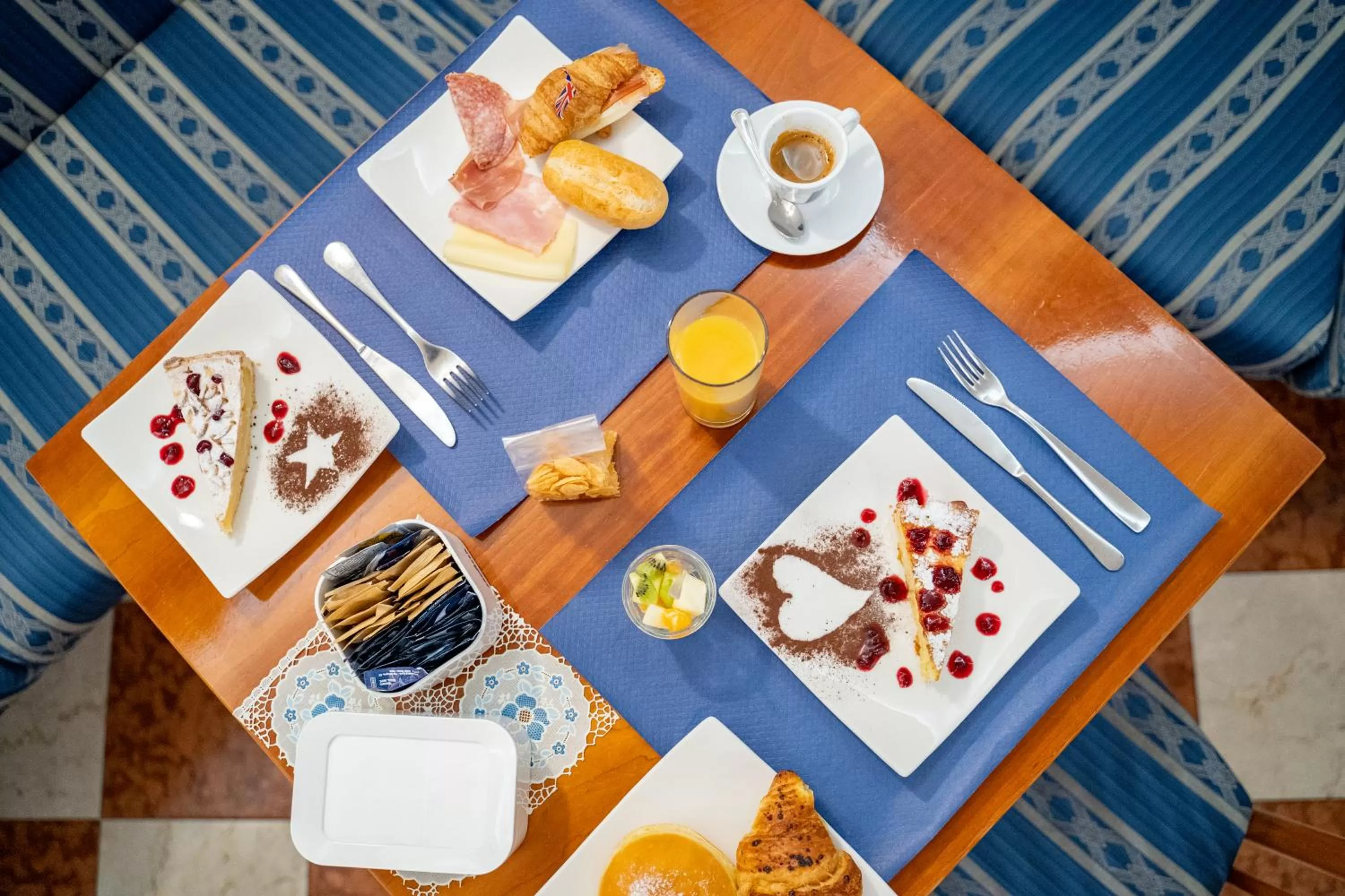 Continental breakfast in Maritan Hotel & Spa