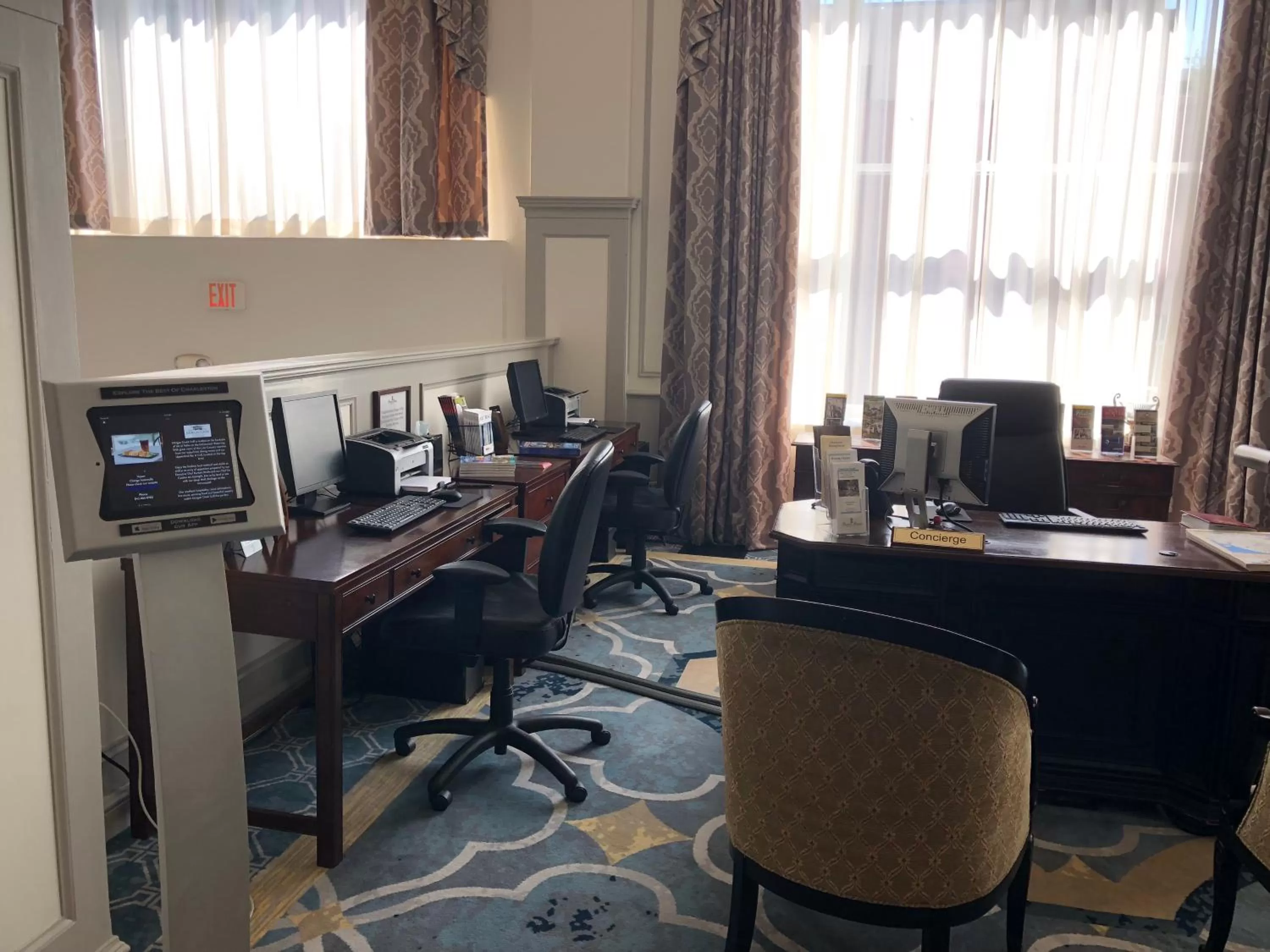 Lobby or reception in Francis Marion Hotel