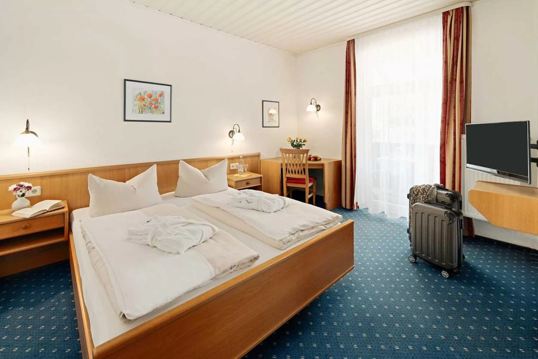 Bed in Hotel Park Cafe Reichl