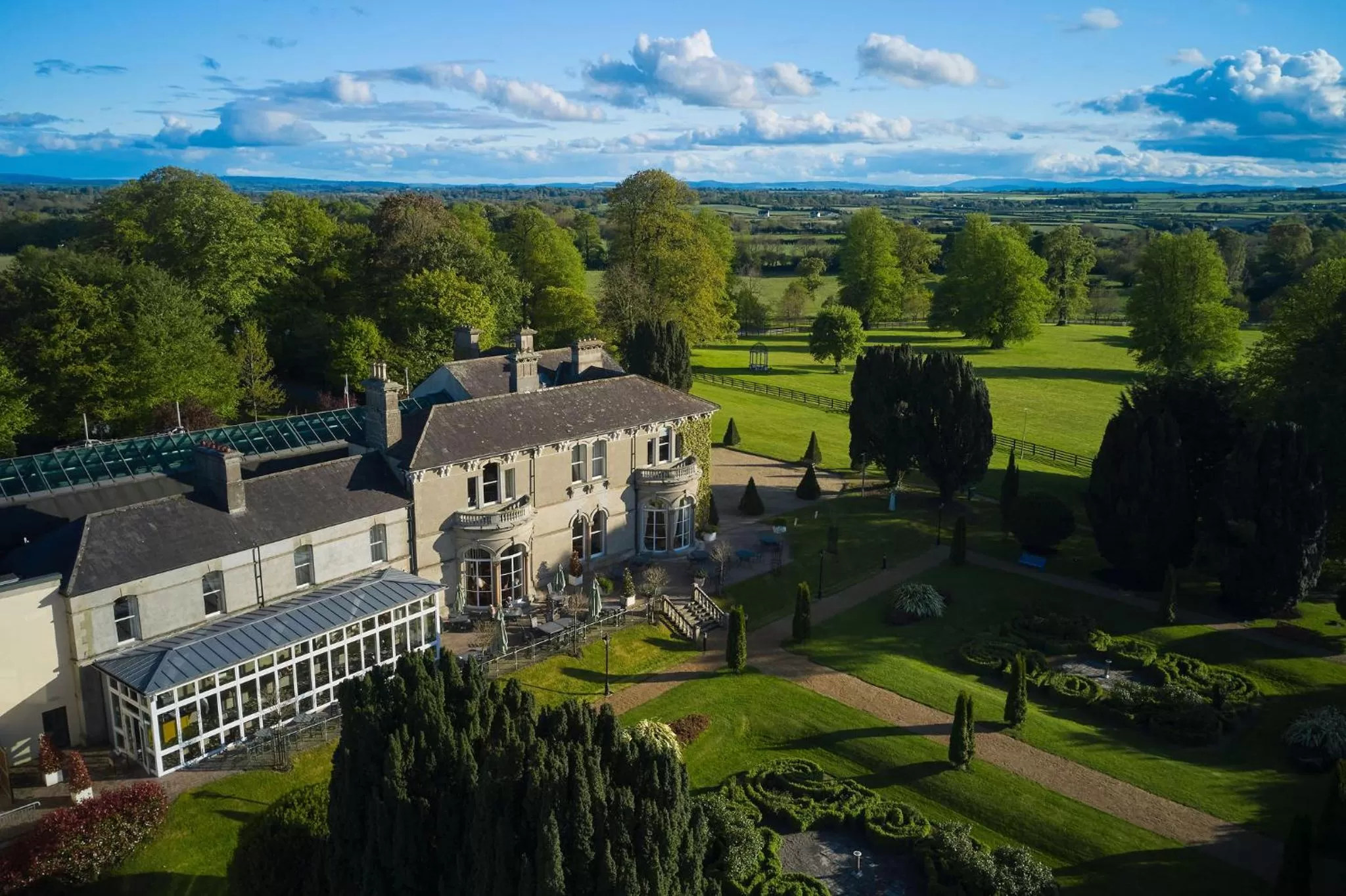 Bird's eye view in Lyrath Estate