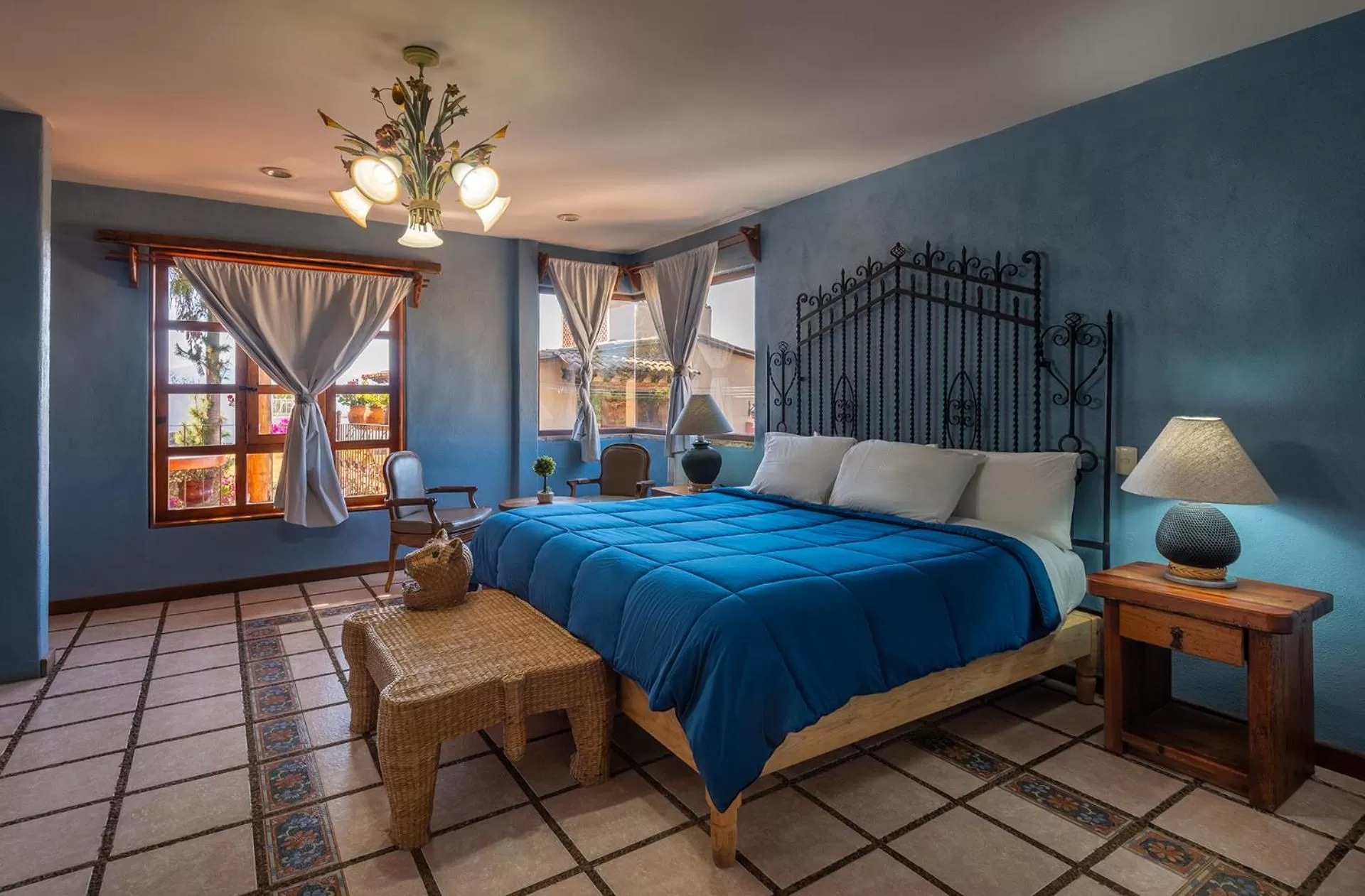 Bed in Eco Hotel Ixhi