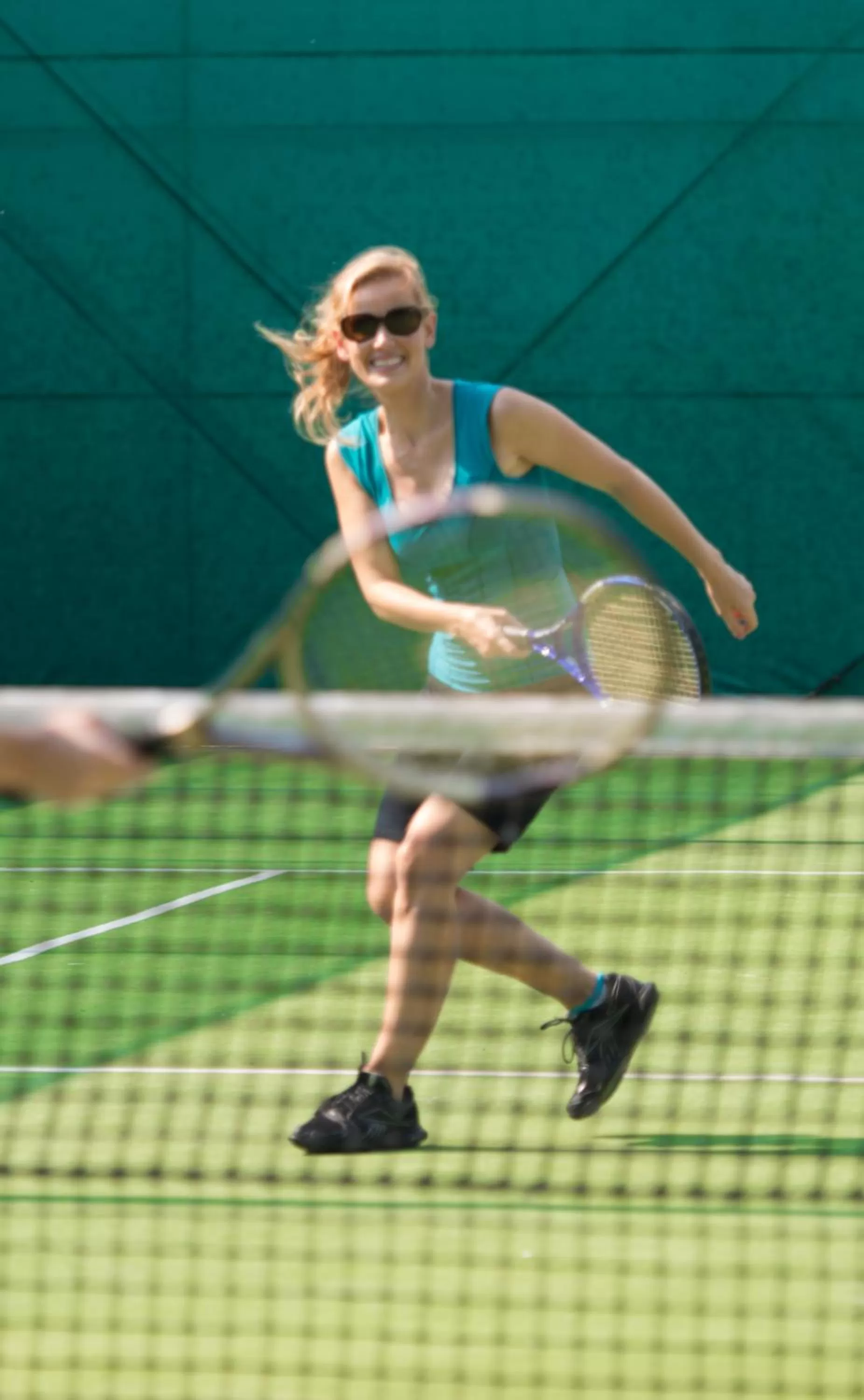 Tennis court in Pathumwan Princess Hotel