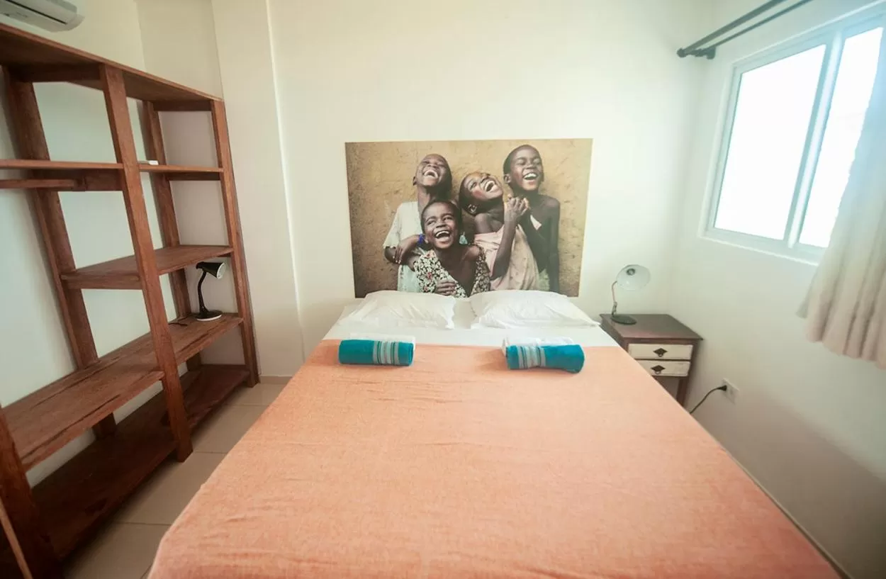 Bed in Manga Verde Beach Residence