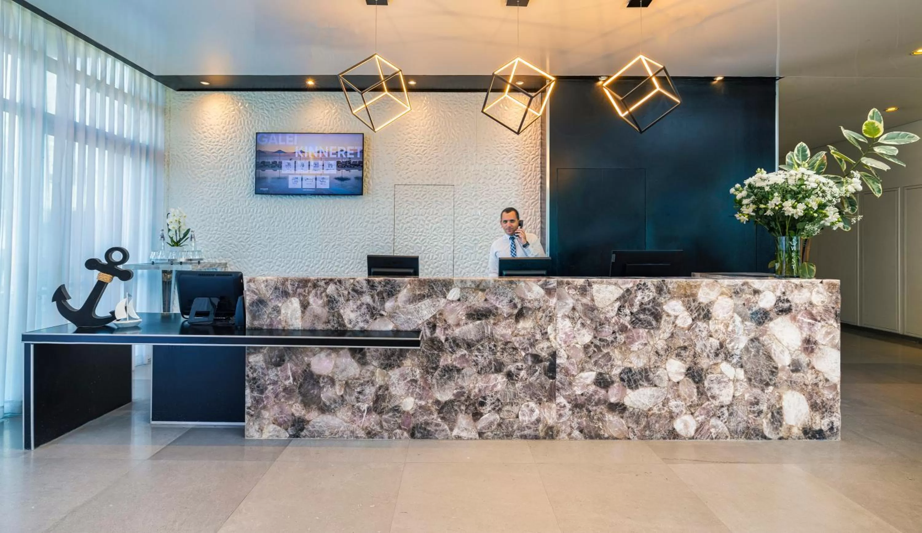 Lobby or reception in West All Suites Hotel Ashdod