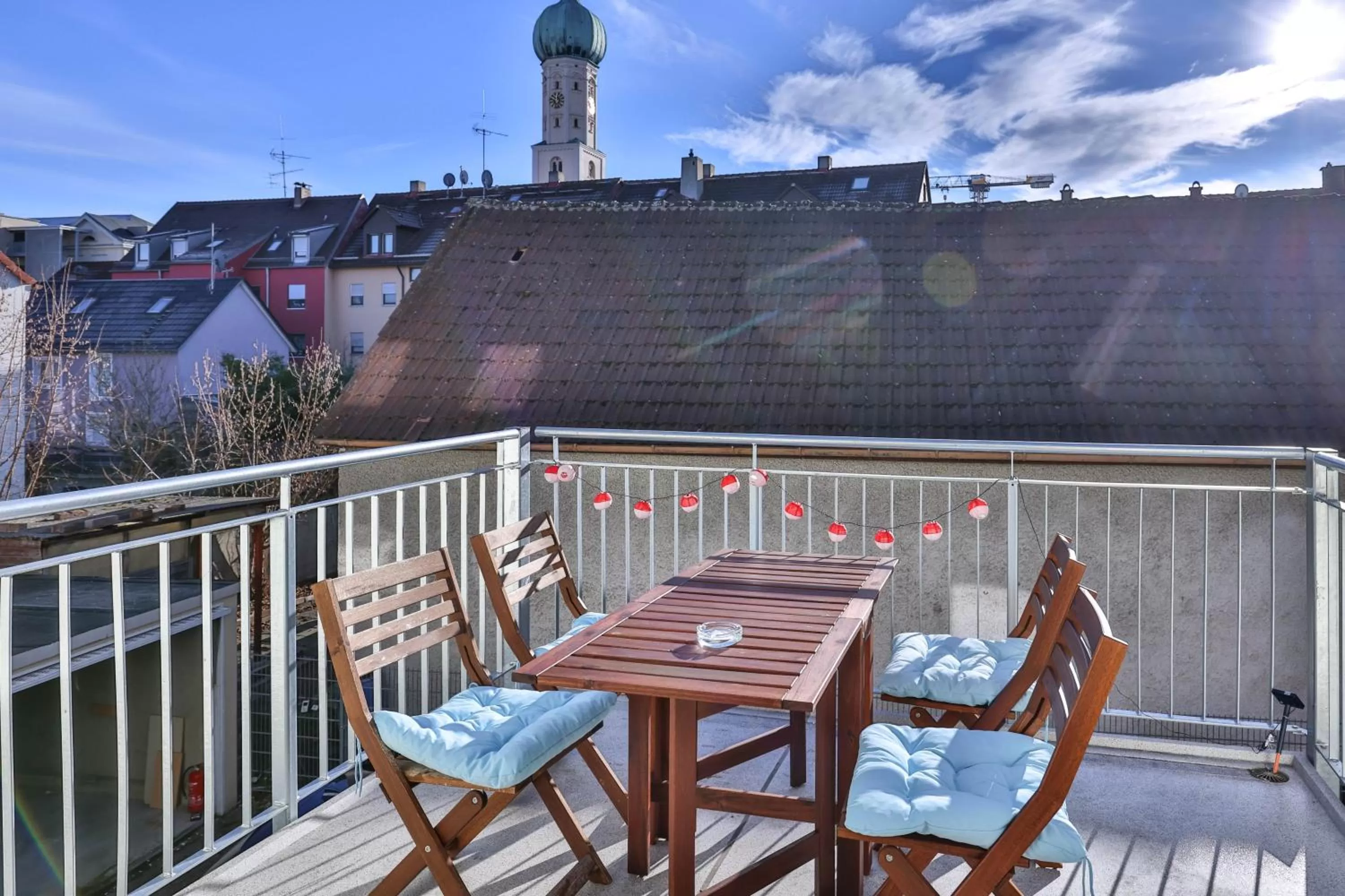 Balcony/Terrace in Arbio I Cozy Apartments Augsburg-Lechhausen