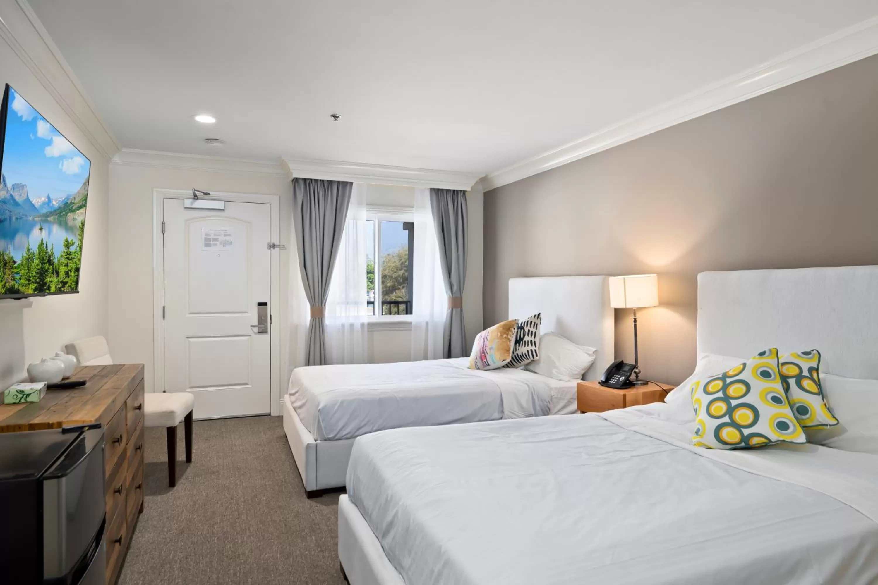 Bed in Hotel Huntington