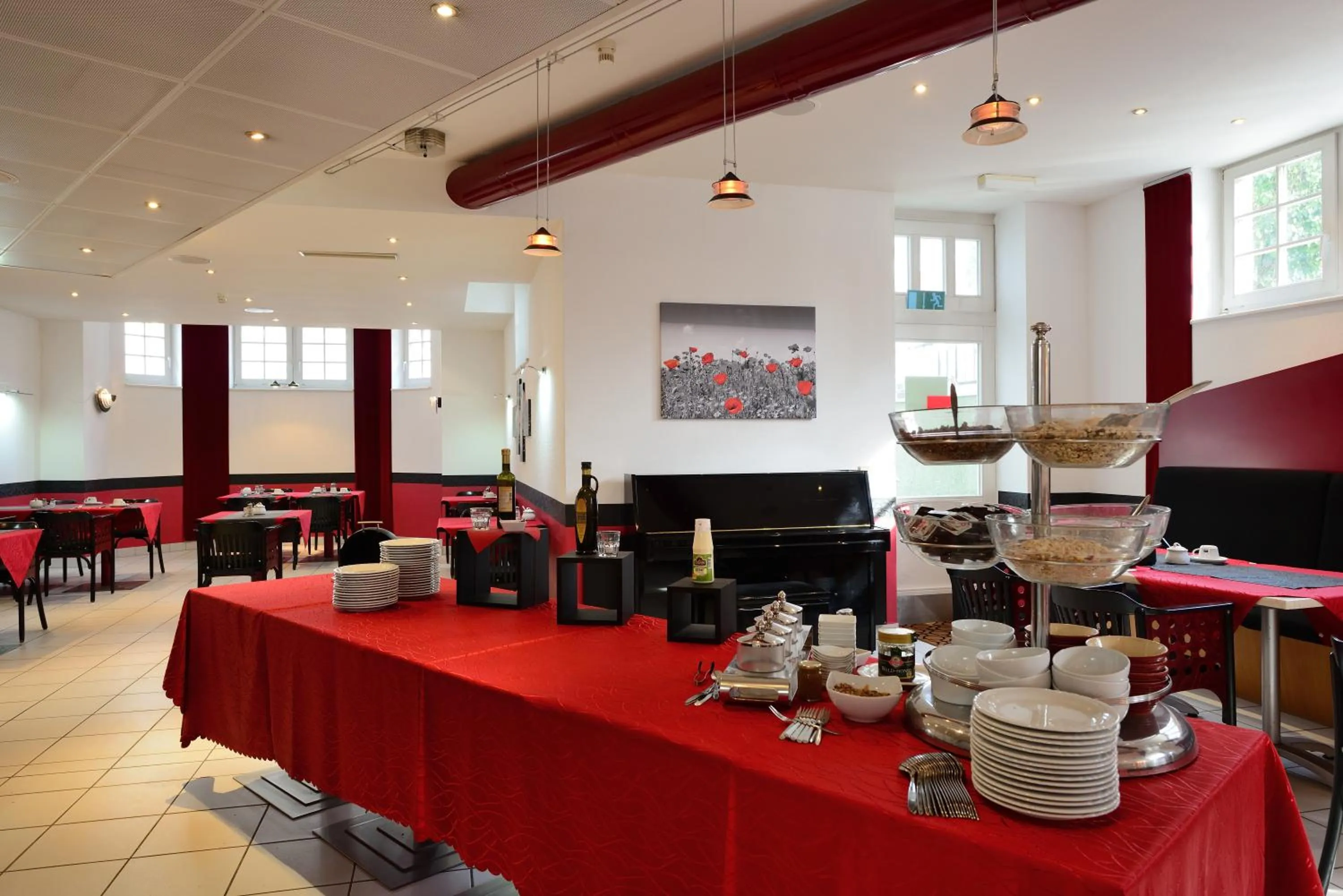 Restaurant/places to eat in Art Hotel Weimar