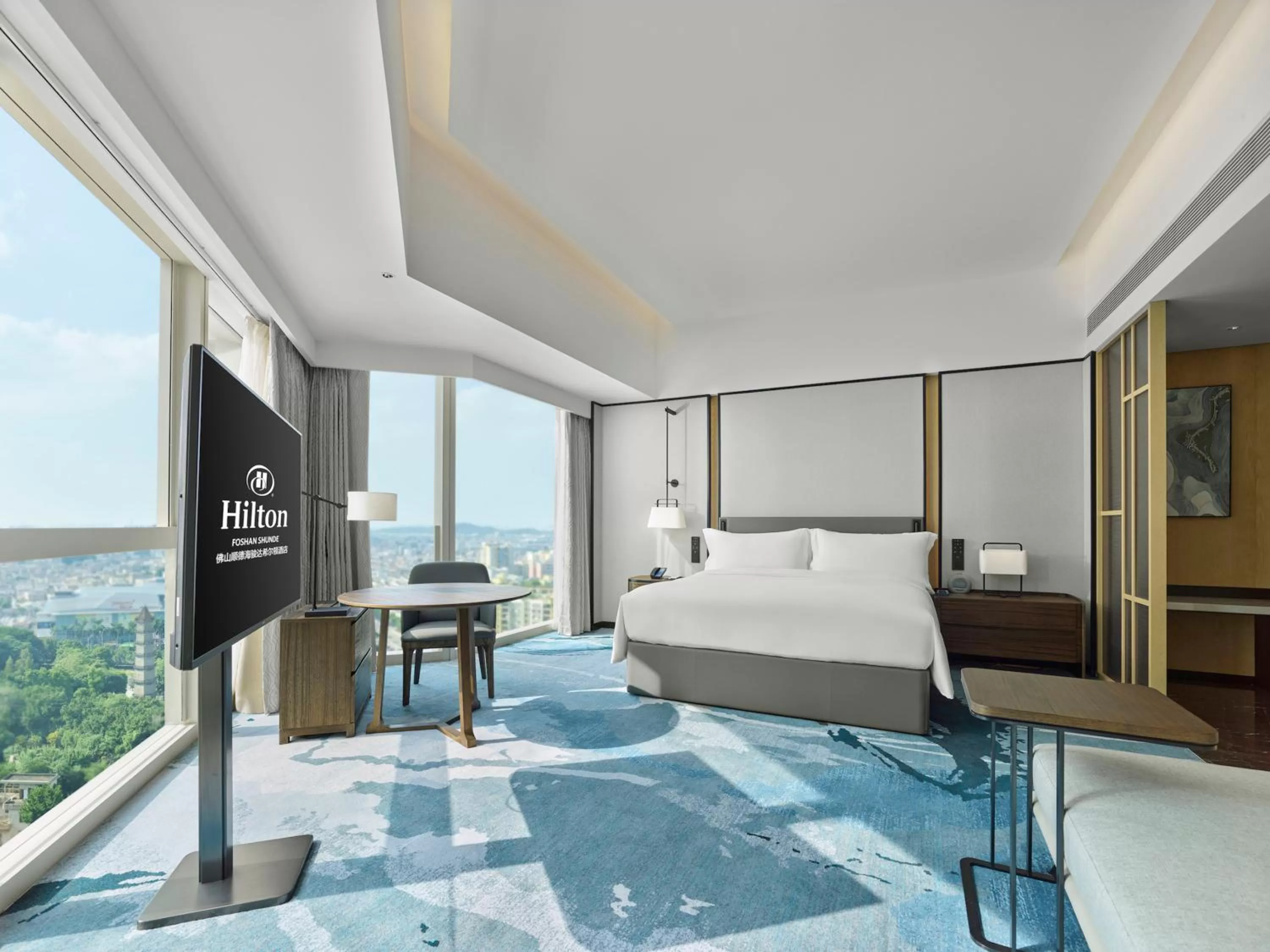 Bedroom, Bed in Hilton Foshan Shunde