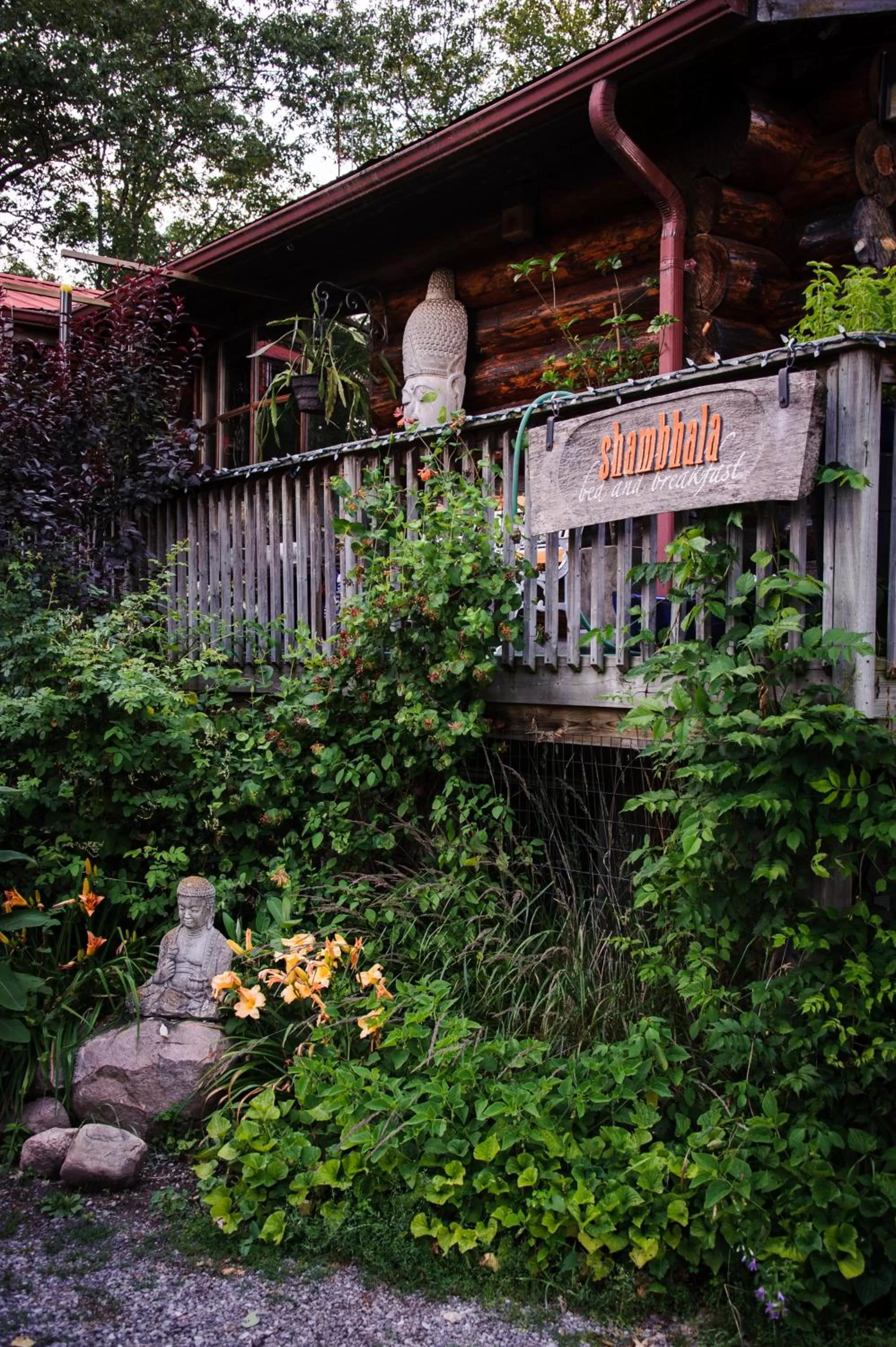 Decorative detail, Property Building in Shambhala Bed and Breakfast