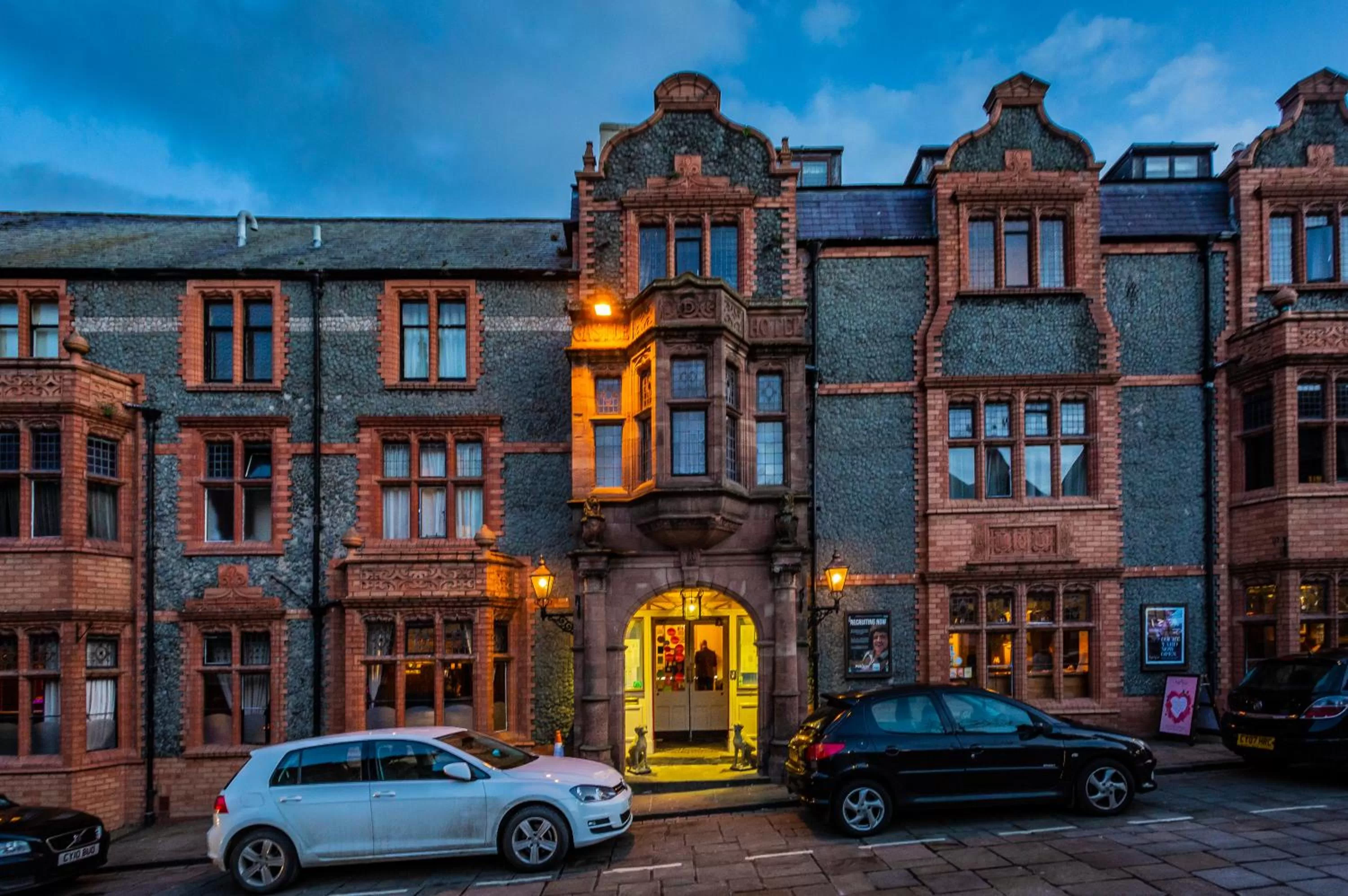 Facade/entrance in The Castle Hotel, Conwy, North Wales - The Coaching Inn Group