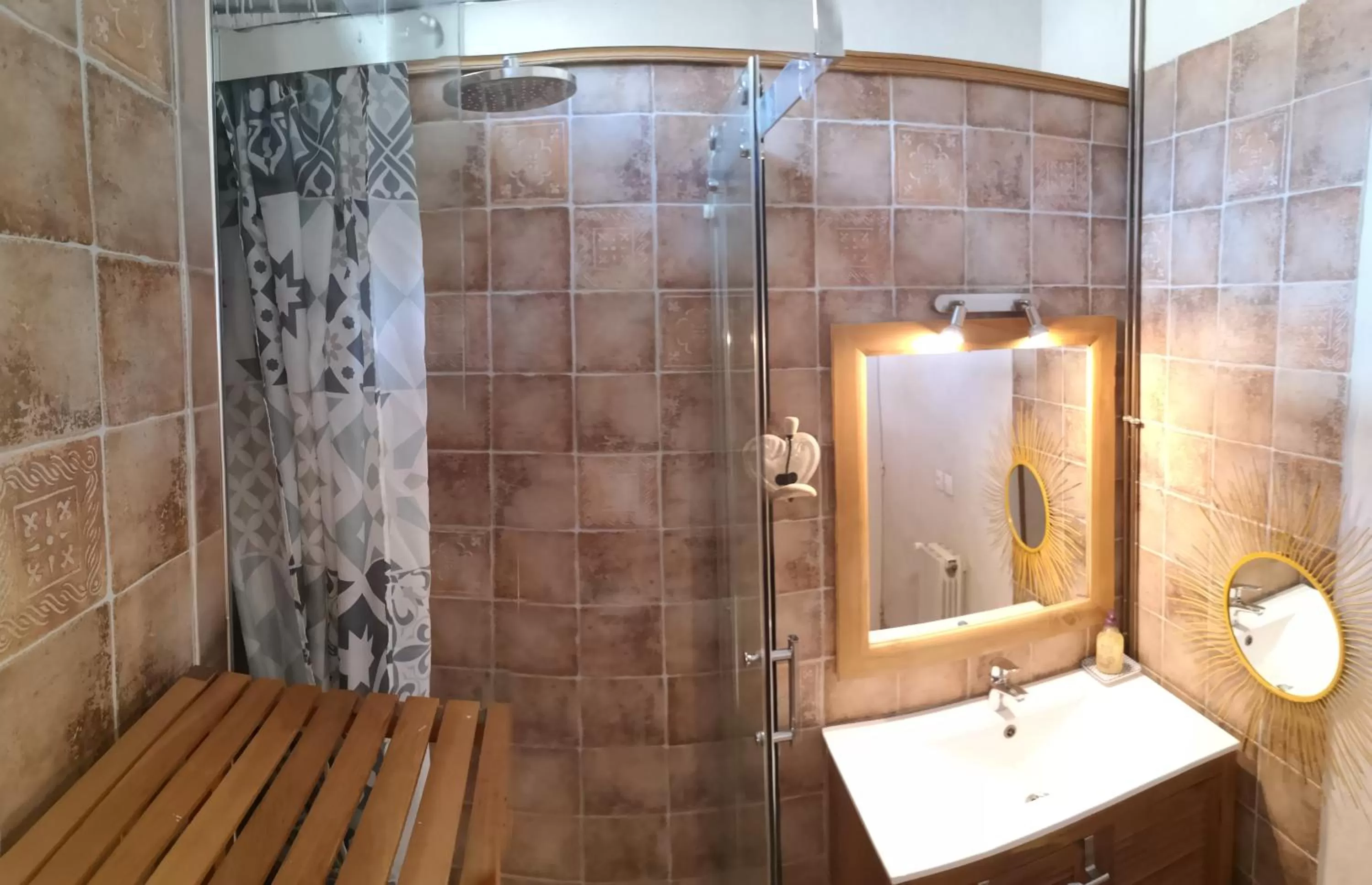 Chambre en ville dans un esprit campagne