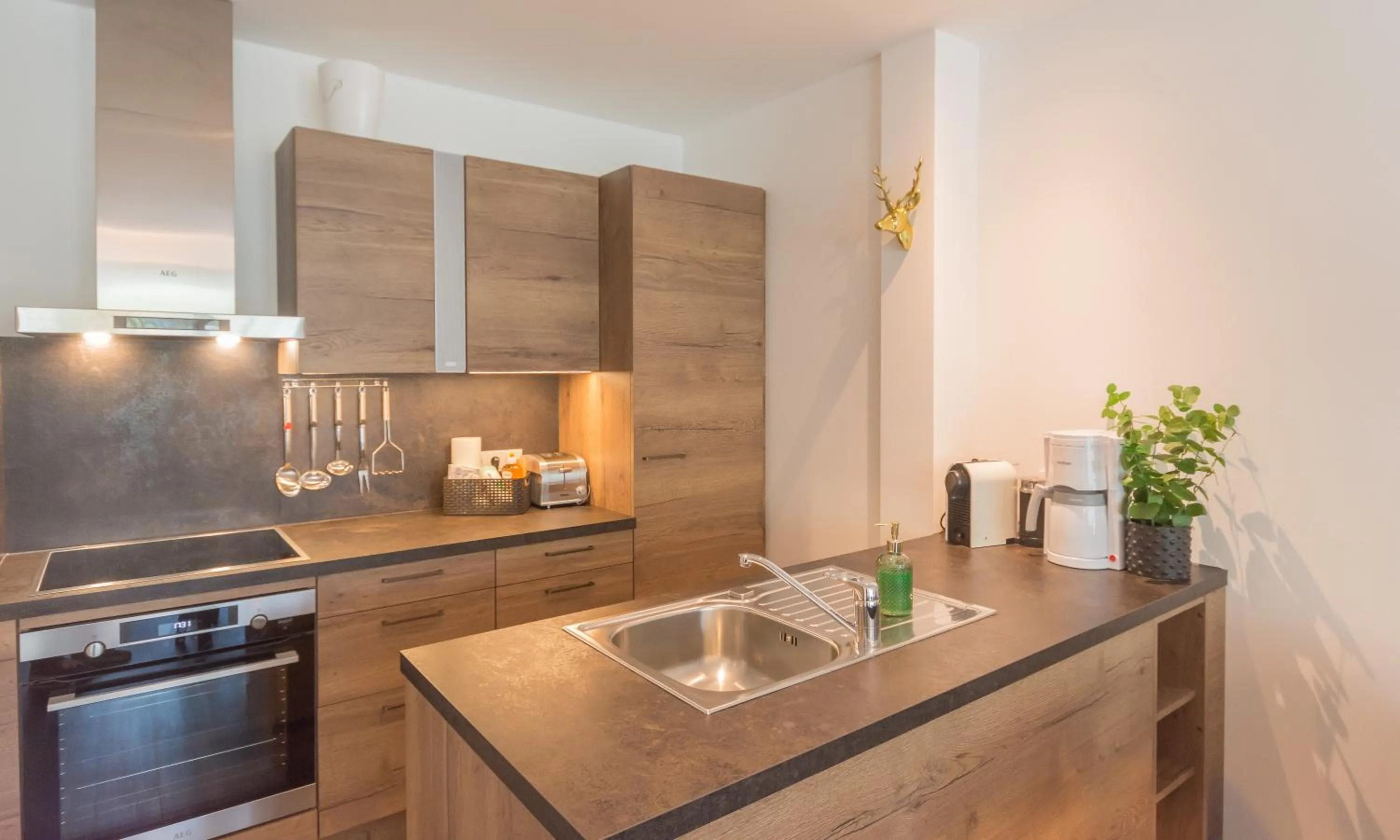 Kitchen or kitchenette, Kitchen/Kitchenette in Schönblick Residence - Absolut Alpine Apartments