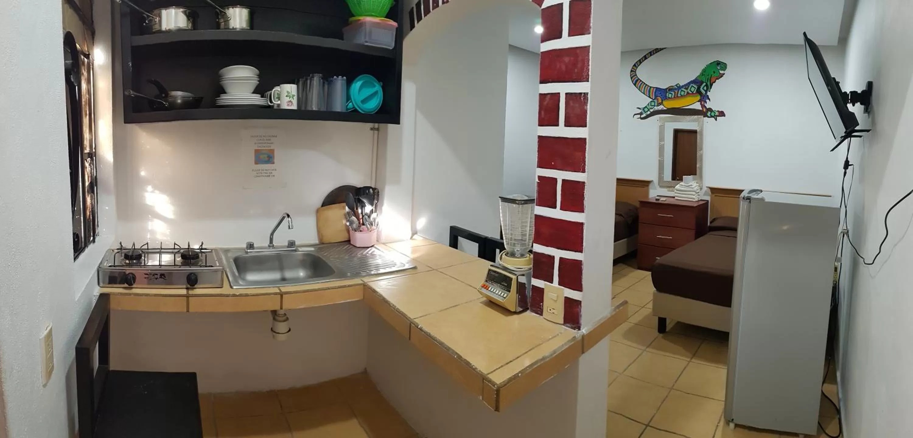 Kitchen/Kitchenette in Bungalows Lulu