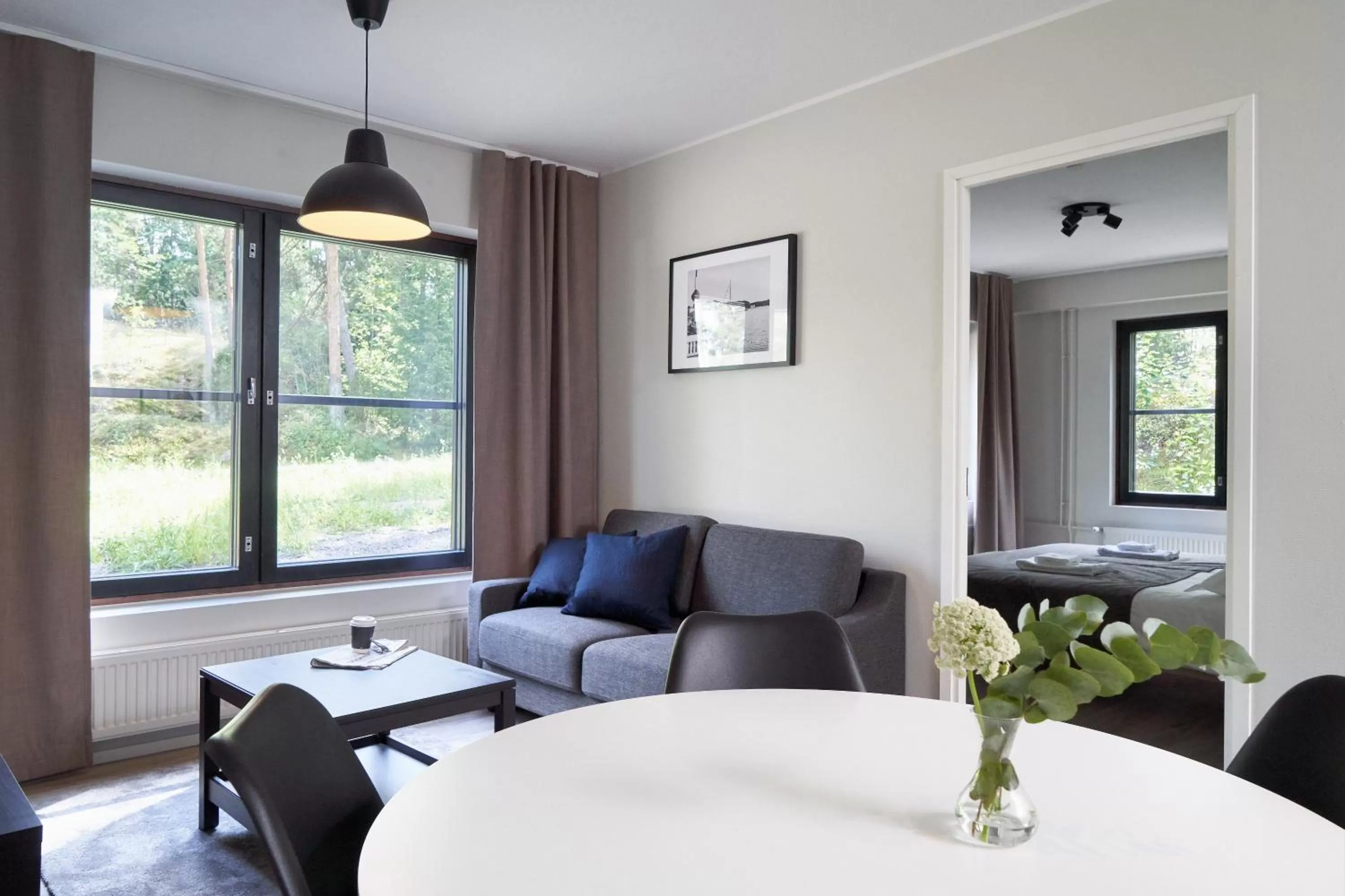 Communal lounge/ TV room in Naantali City Apartments