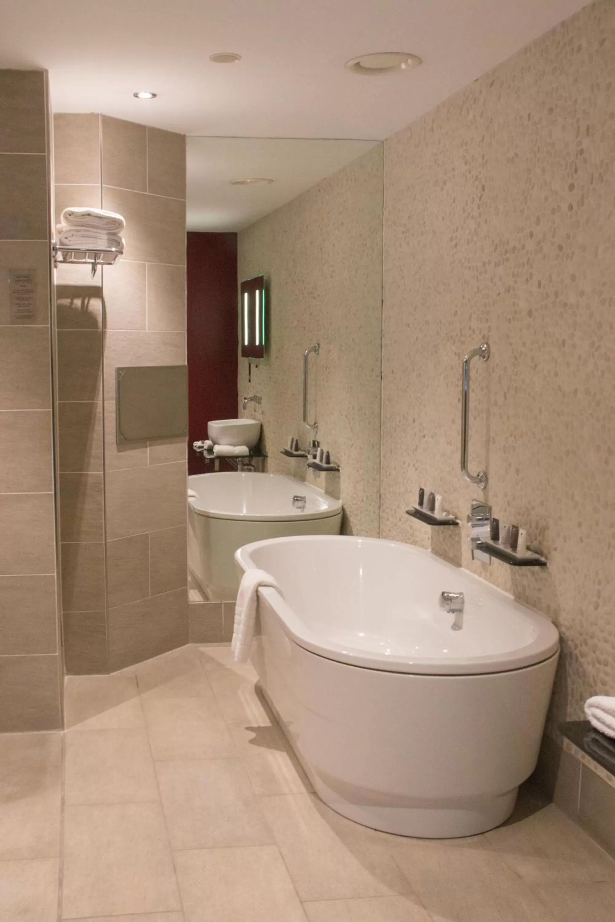 Bathroom in Le Monde Hotel