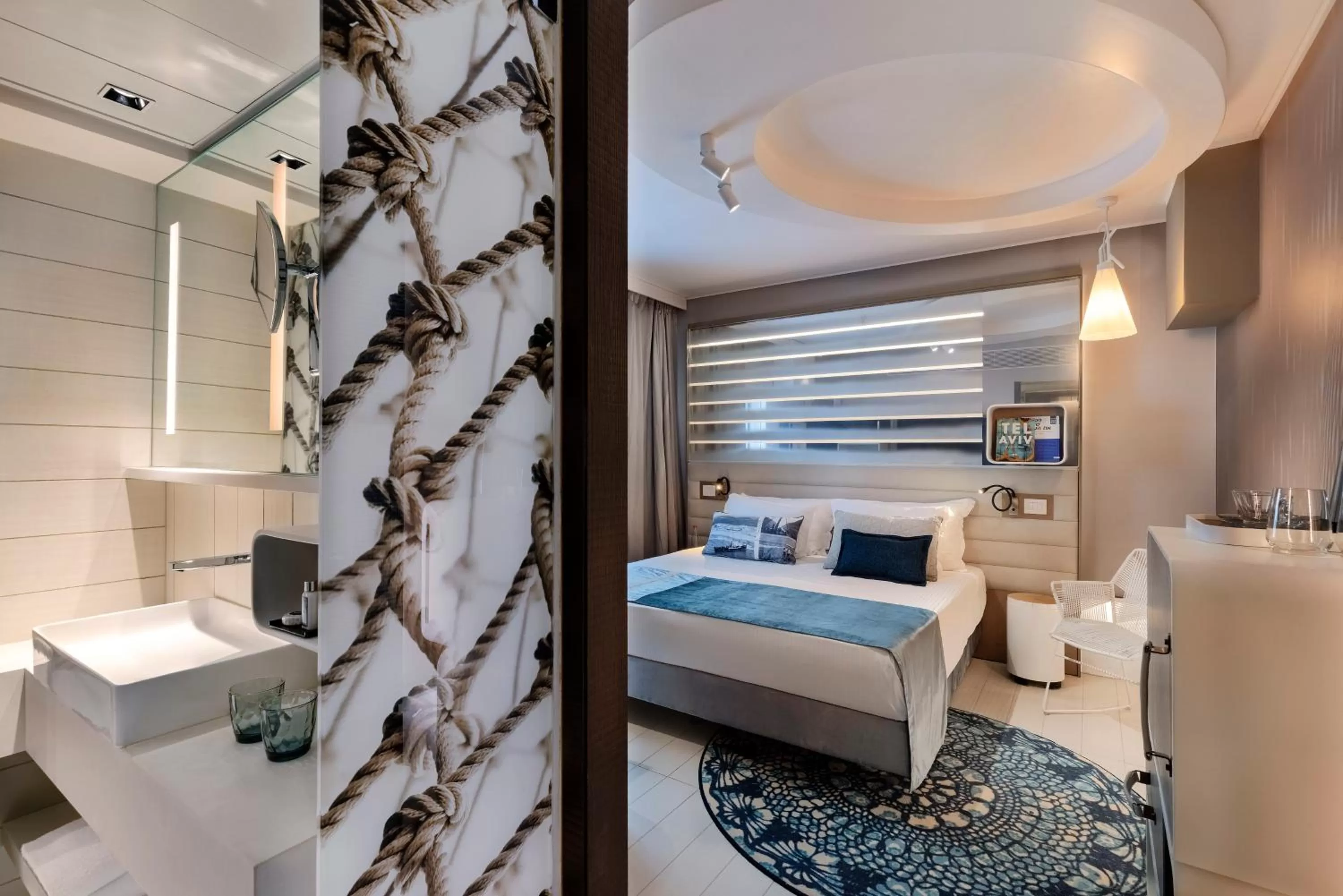 Bedroom, Bed in Port Tower by Isrotel Design
