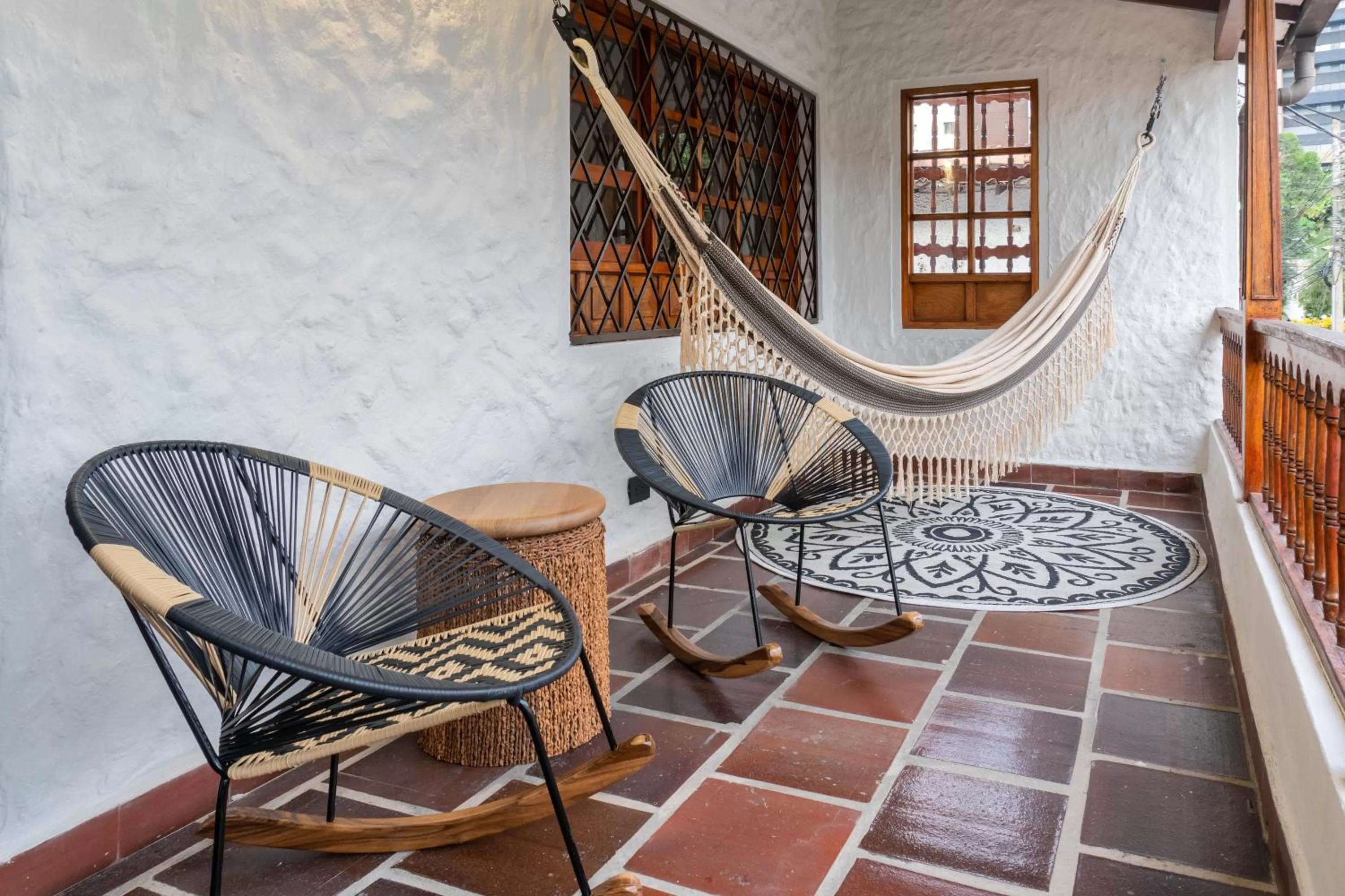 Balcony/Terrace, Seating Area in Casa Medallo