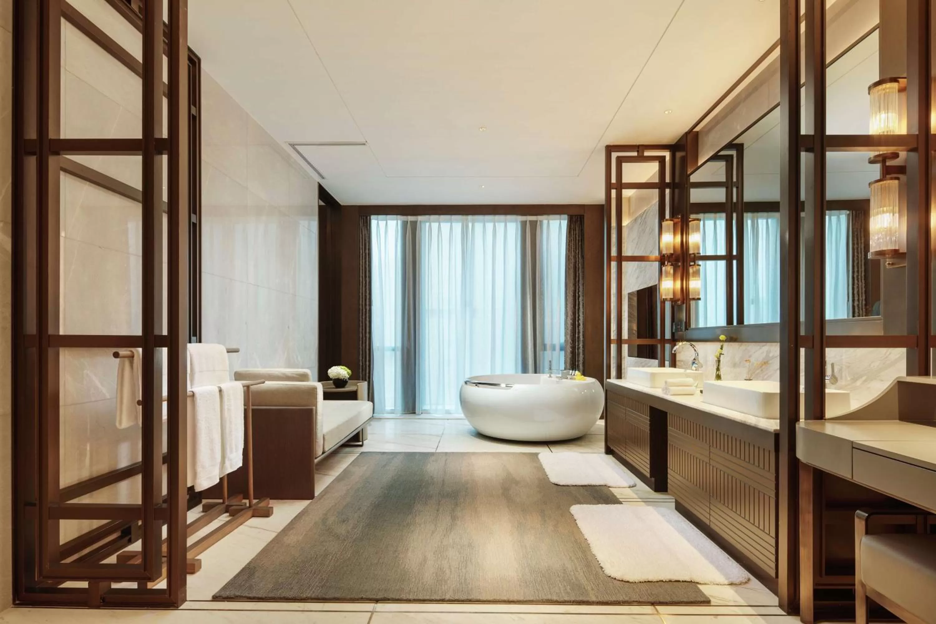 Bathroom in Hilton Chengdu Chenghua - Close to Panda Base and Chunxi Road