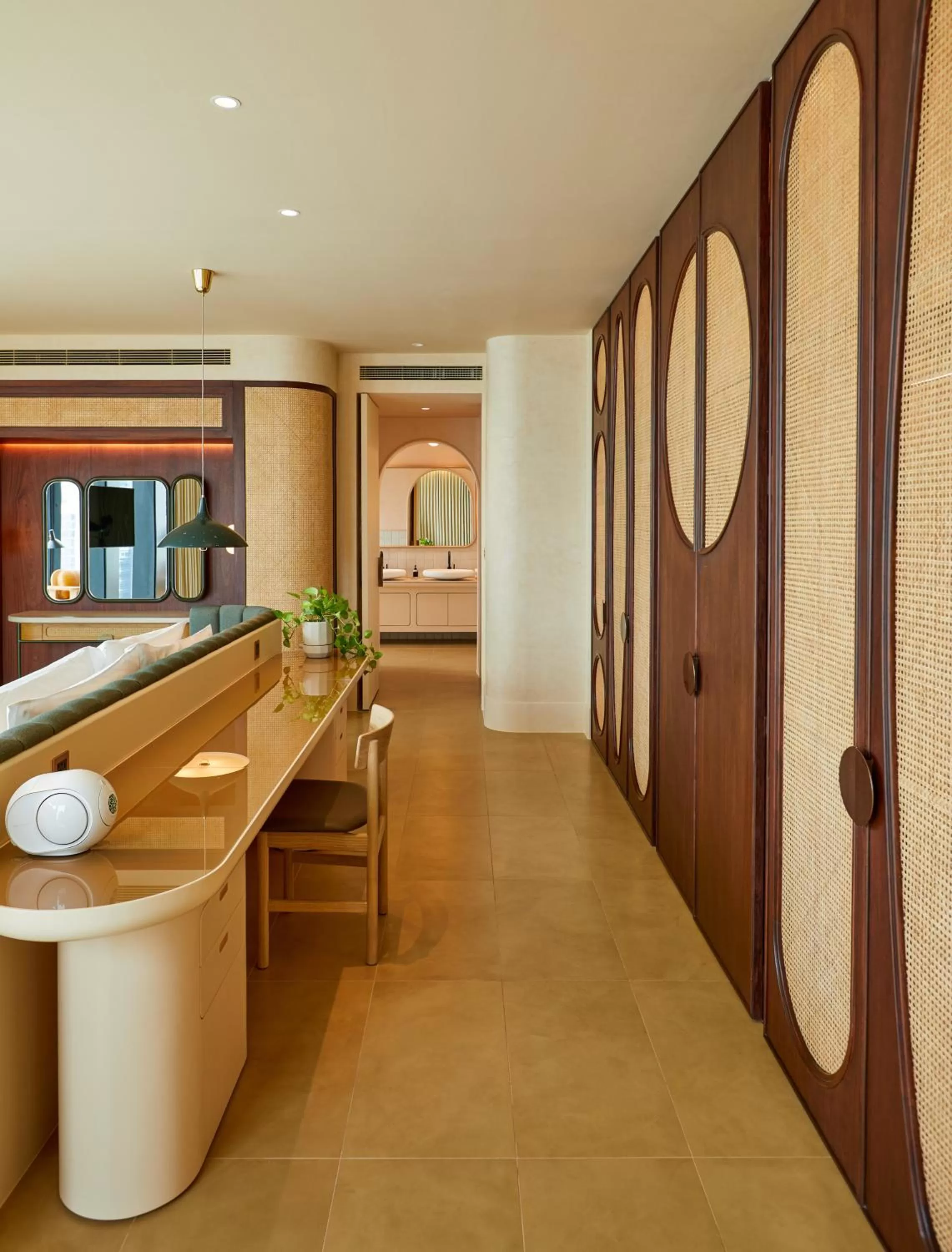 Bedroom in The Standard, Bangkok Mahanakhon