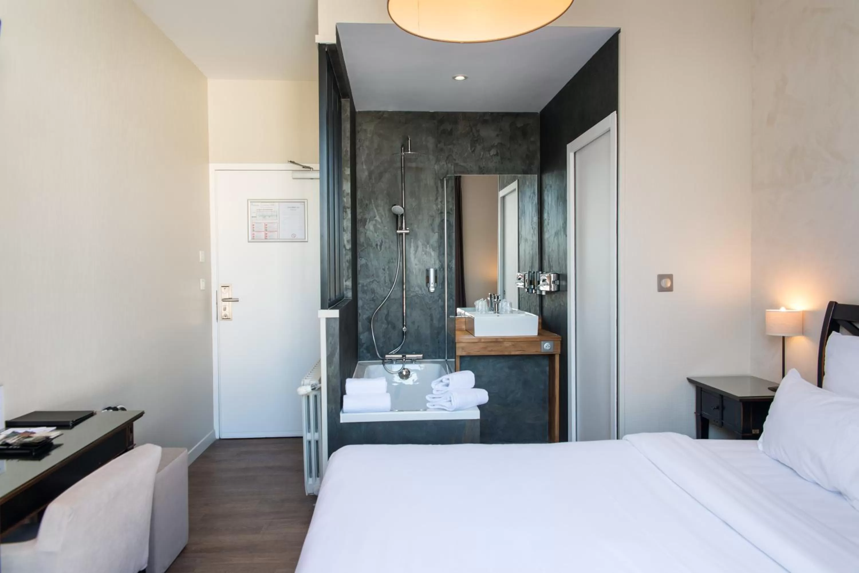 Bed in Best Western Hotel De La Plage Saint Marc sur Mer