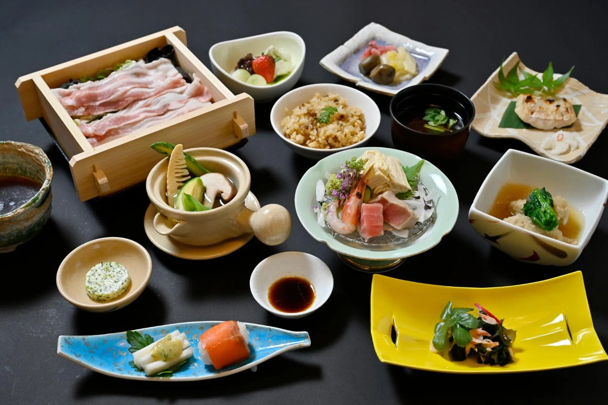 Dinner in Yumoto Itaya