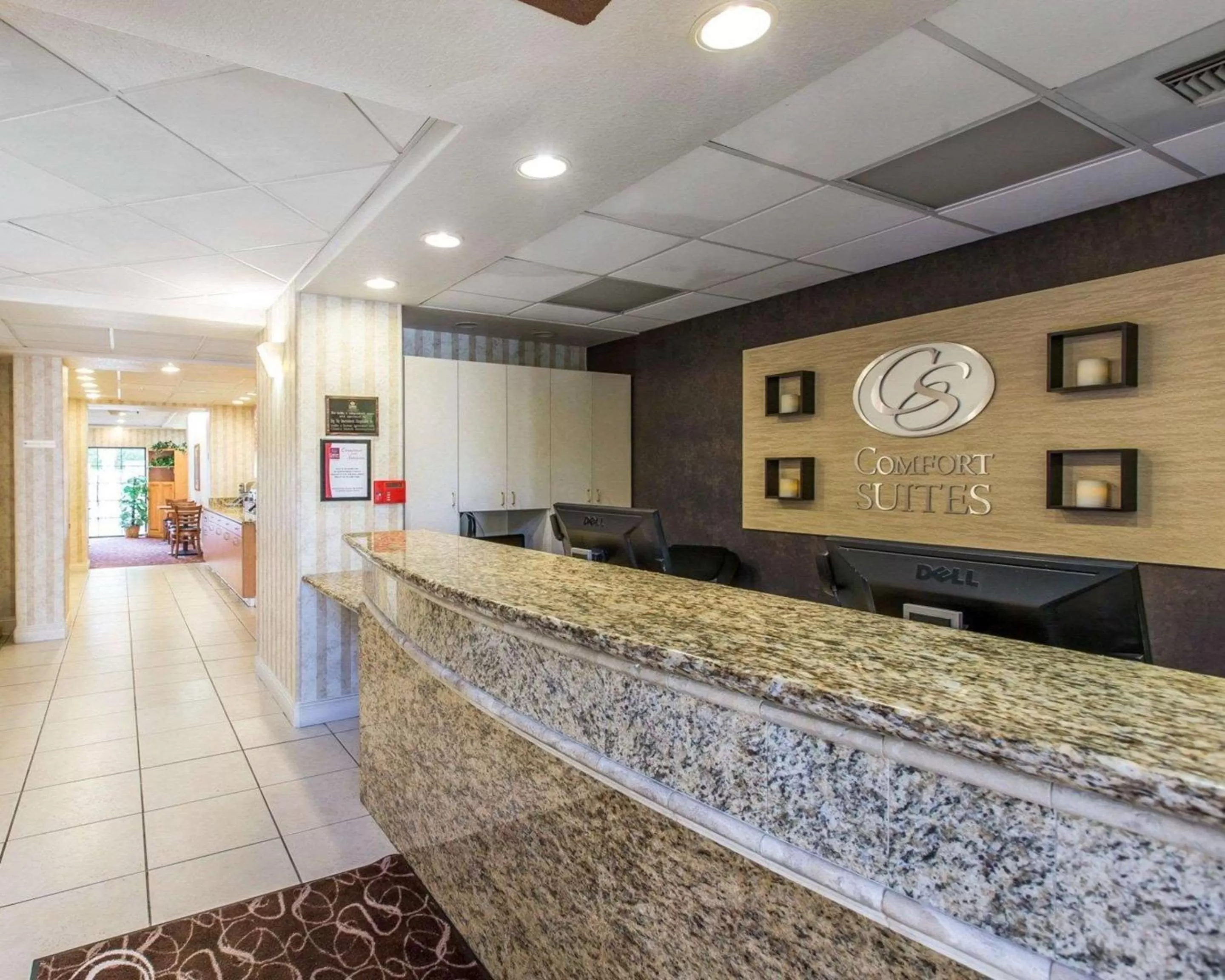 Lobby or reception in Comfort Suites Palm Desert I-10