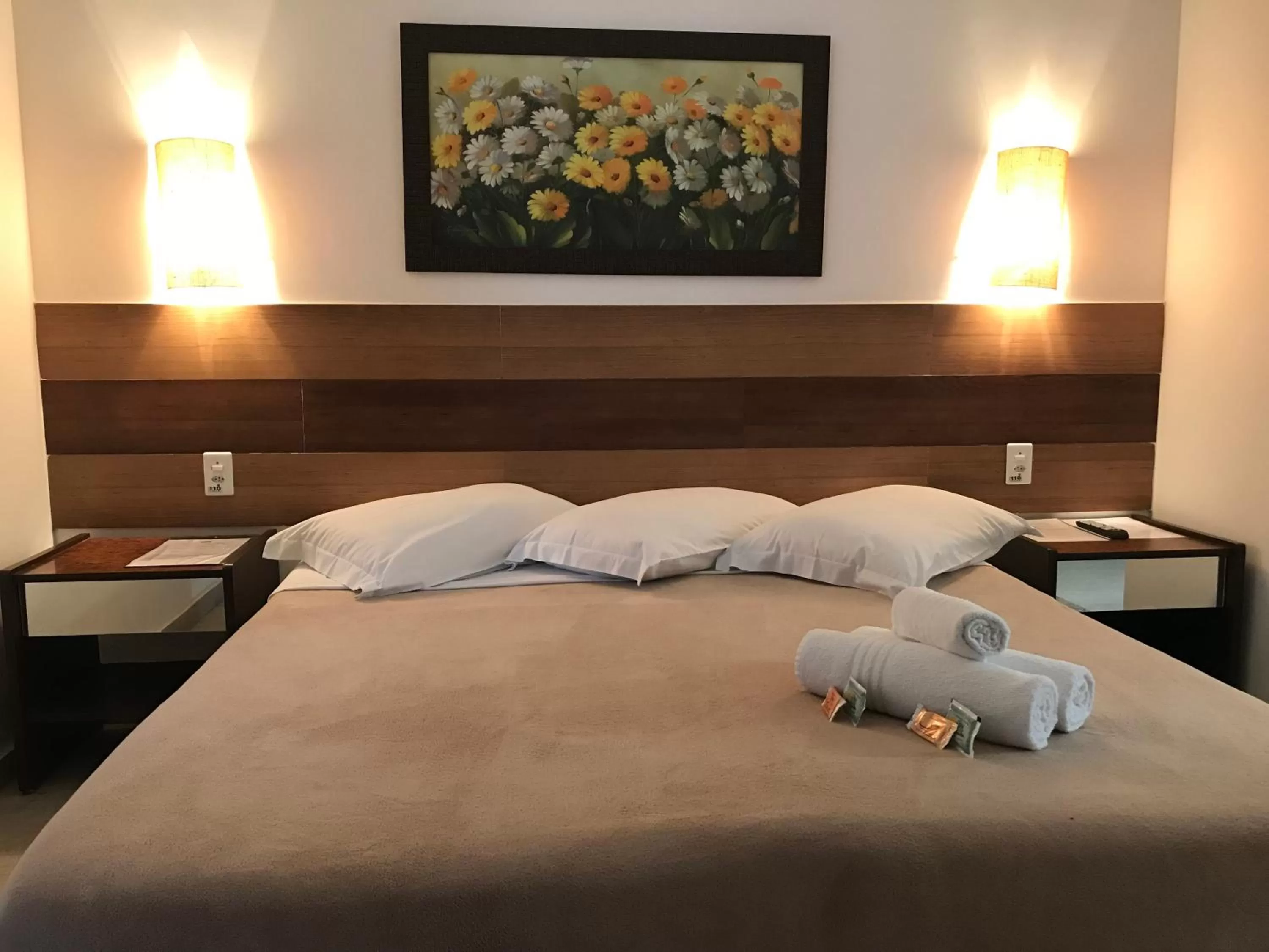 Bed in Hotel La Ponsa Itatiaia