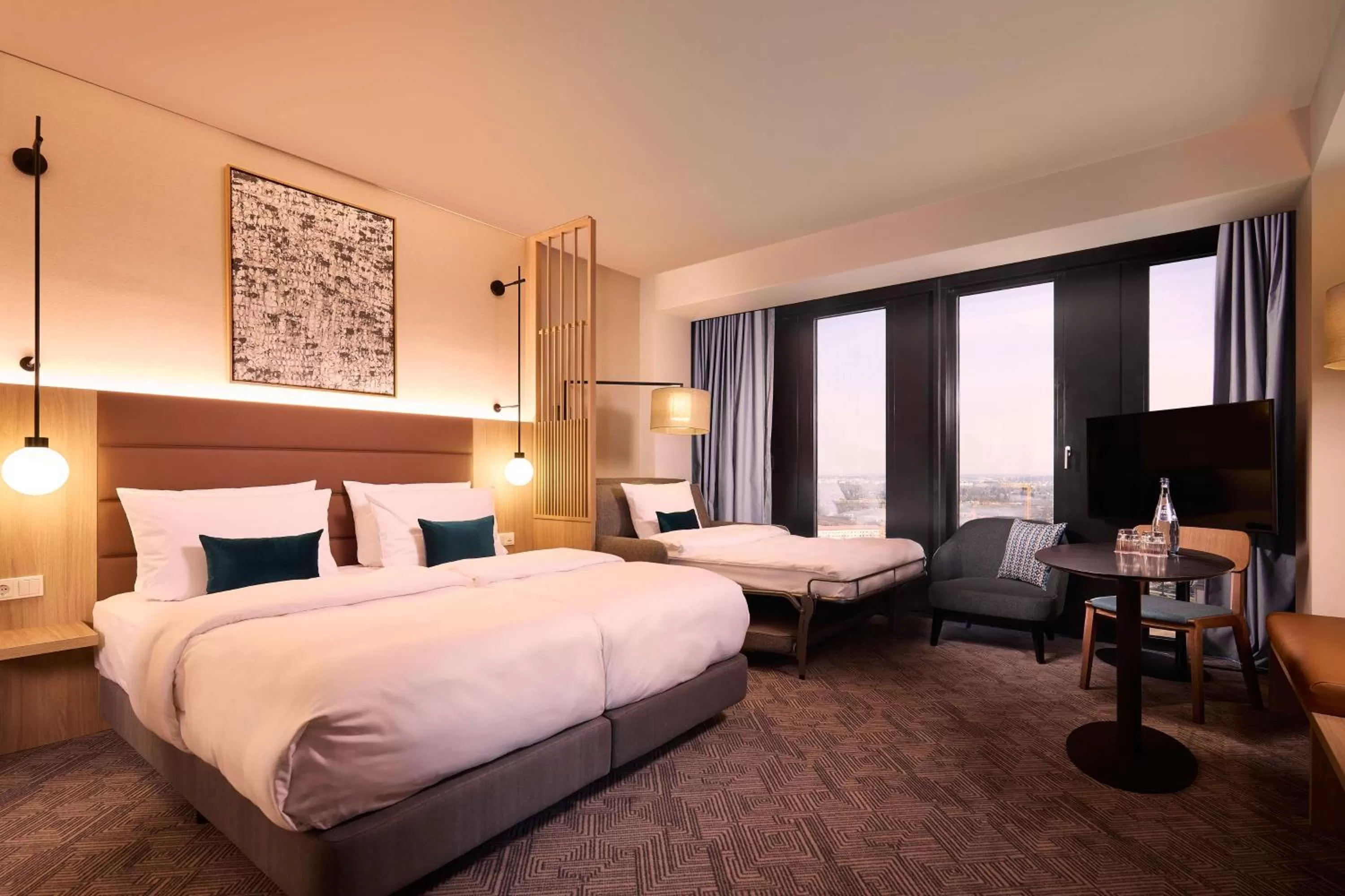 Bedroom, Bed in Adina Apartment Hotel Munich