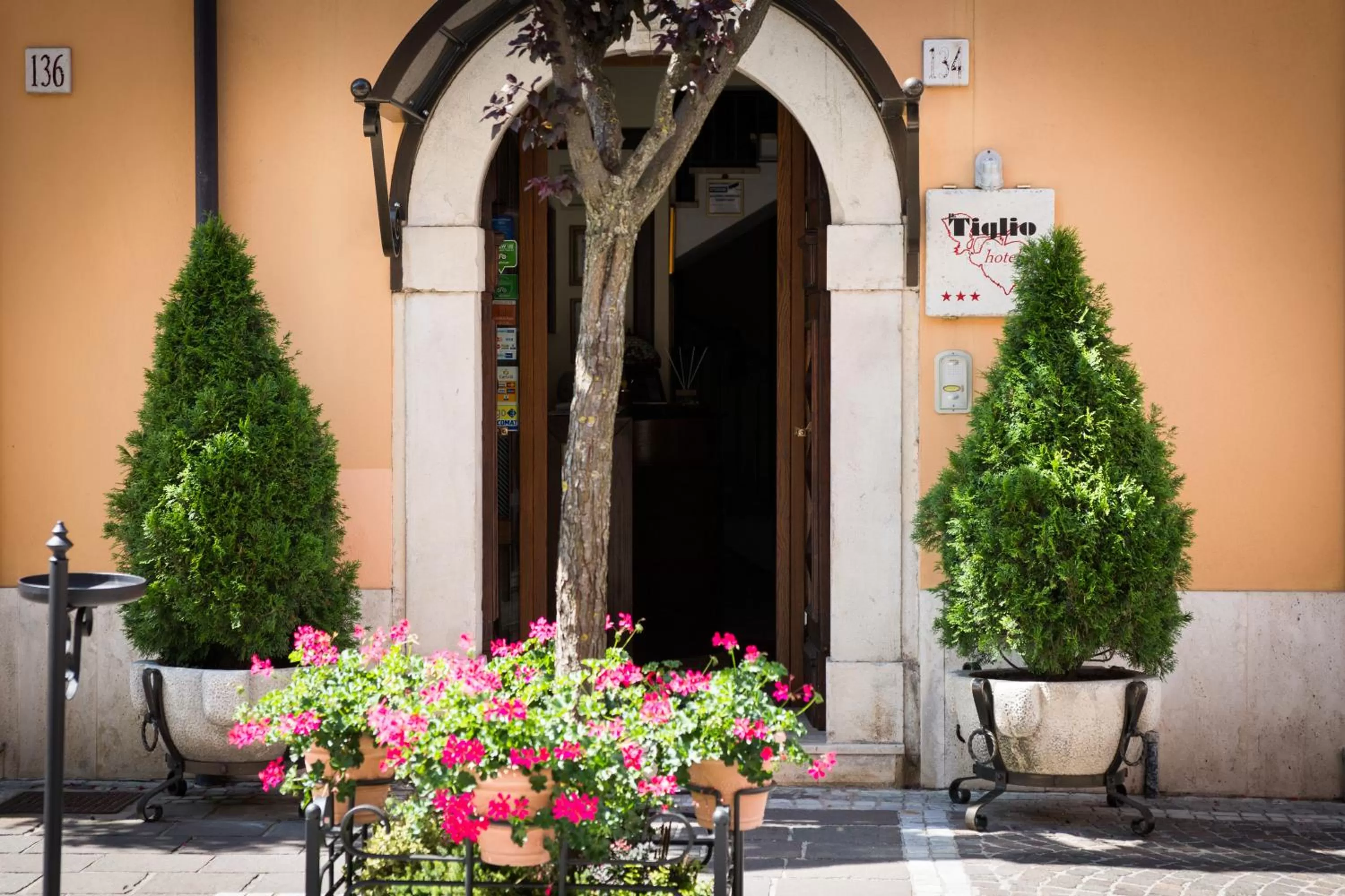 Facade/entrance in Hotel Il Tiglio