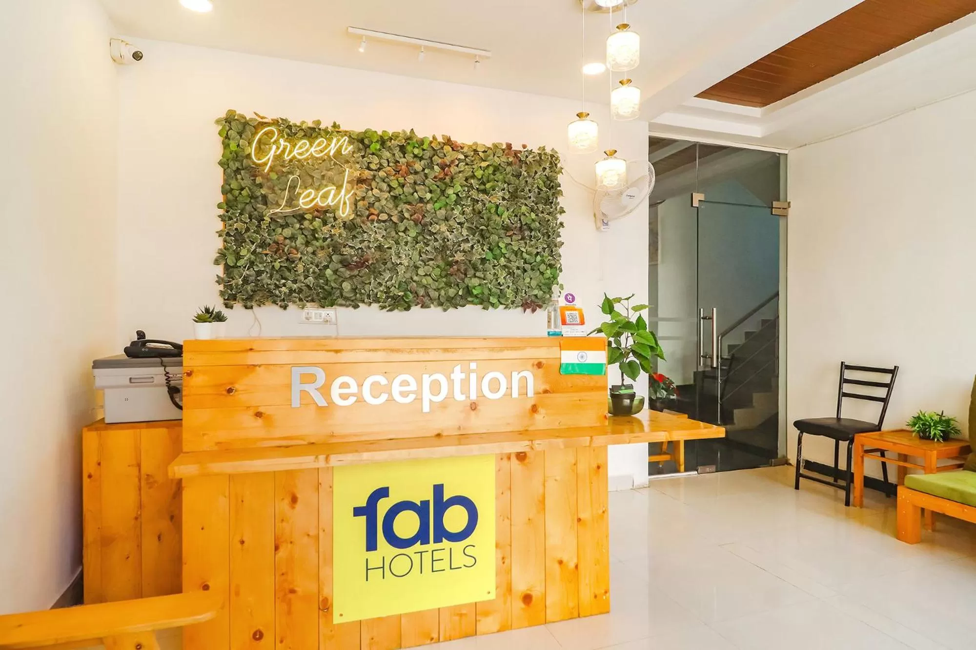 Lobby or reception in FabHotel Green Leaf
