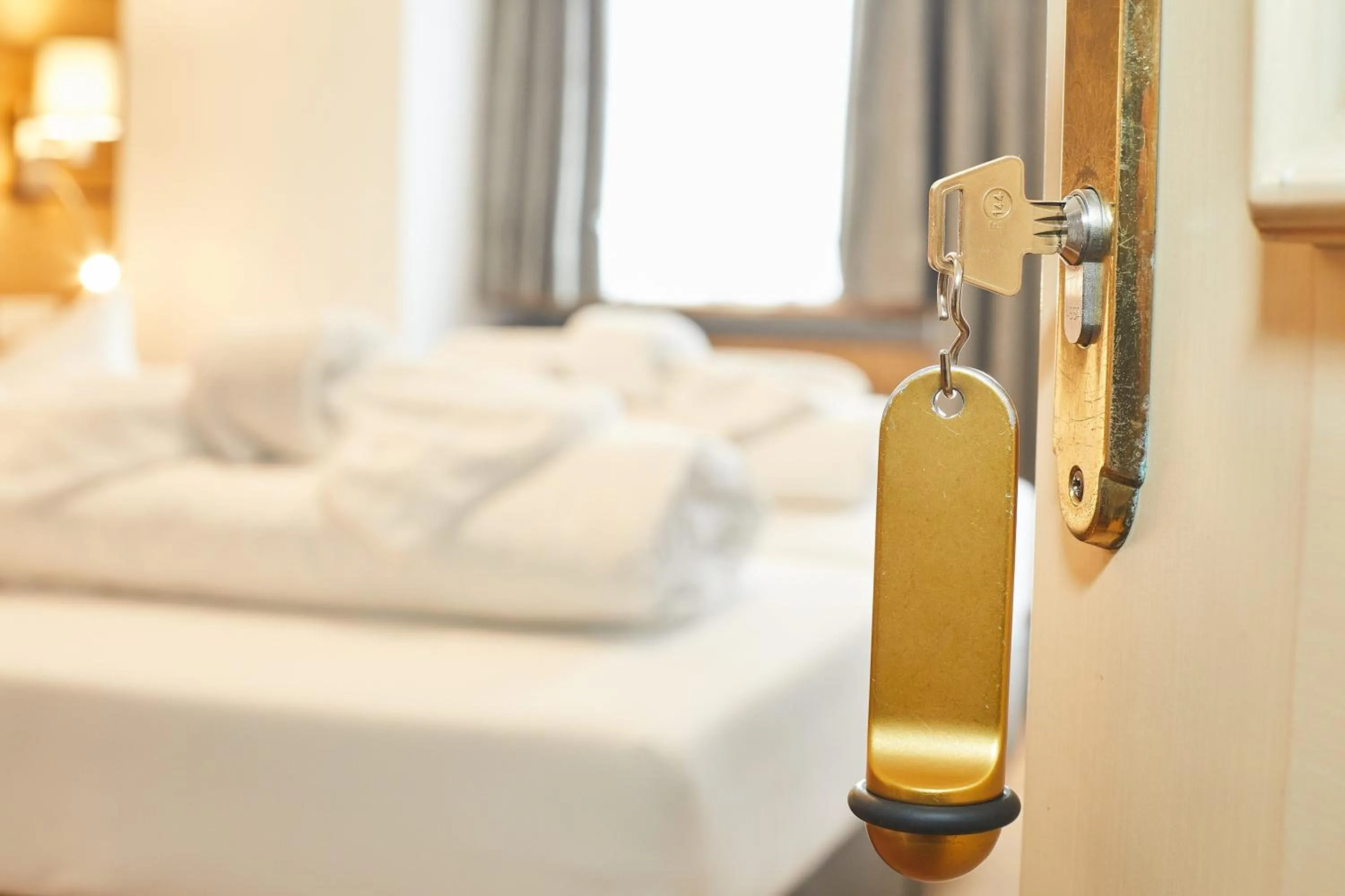 Bed in Hotel Rupertihof