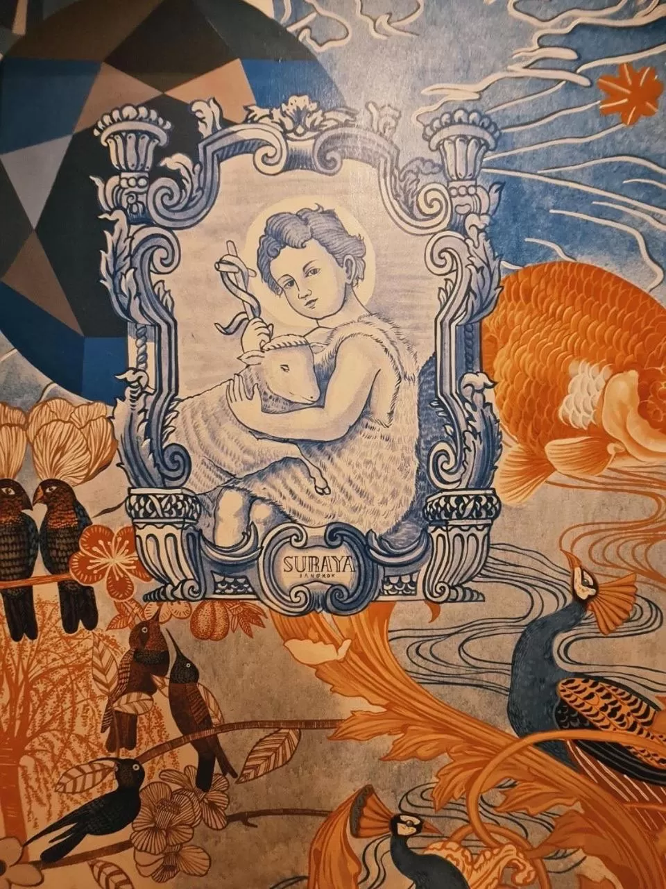 Decorative detail in Suraya Bangkok