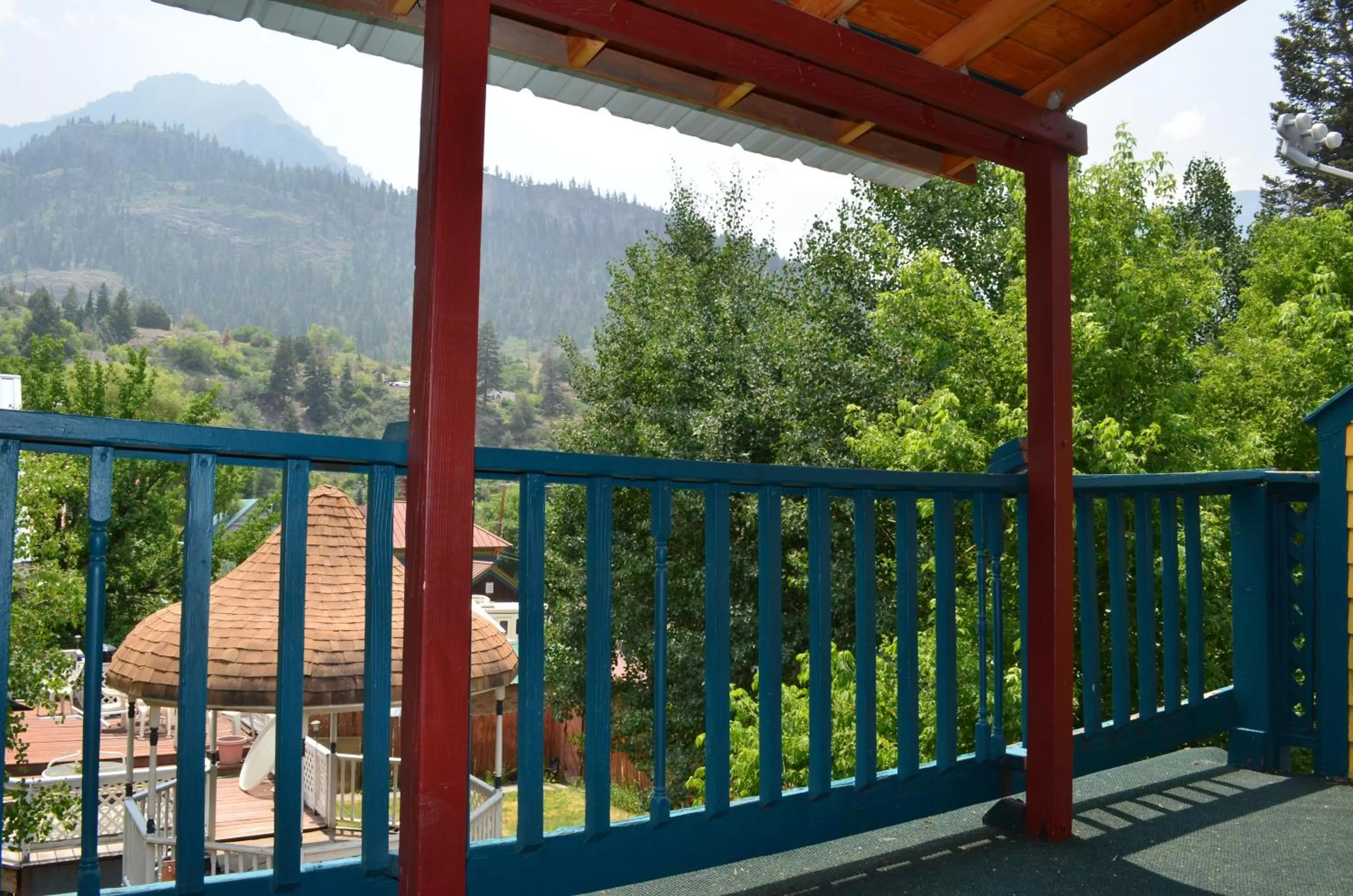 Balcony/Terrace in The Ouray Main Street Inn