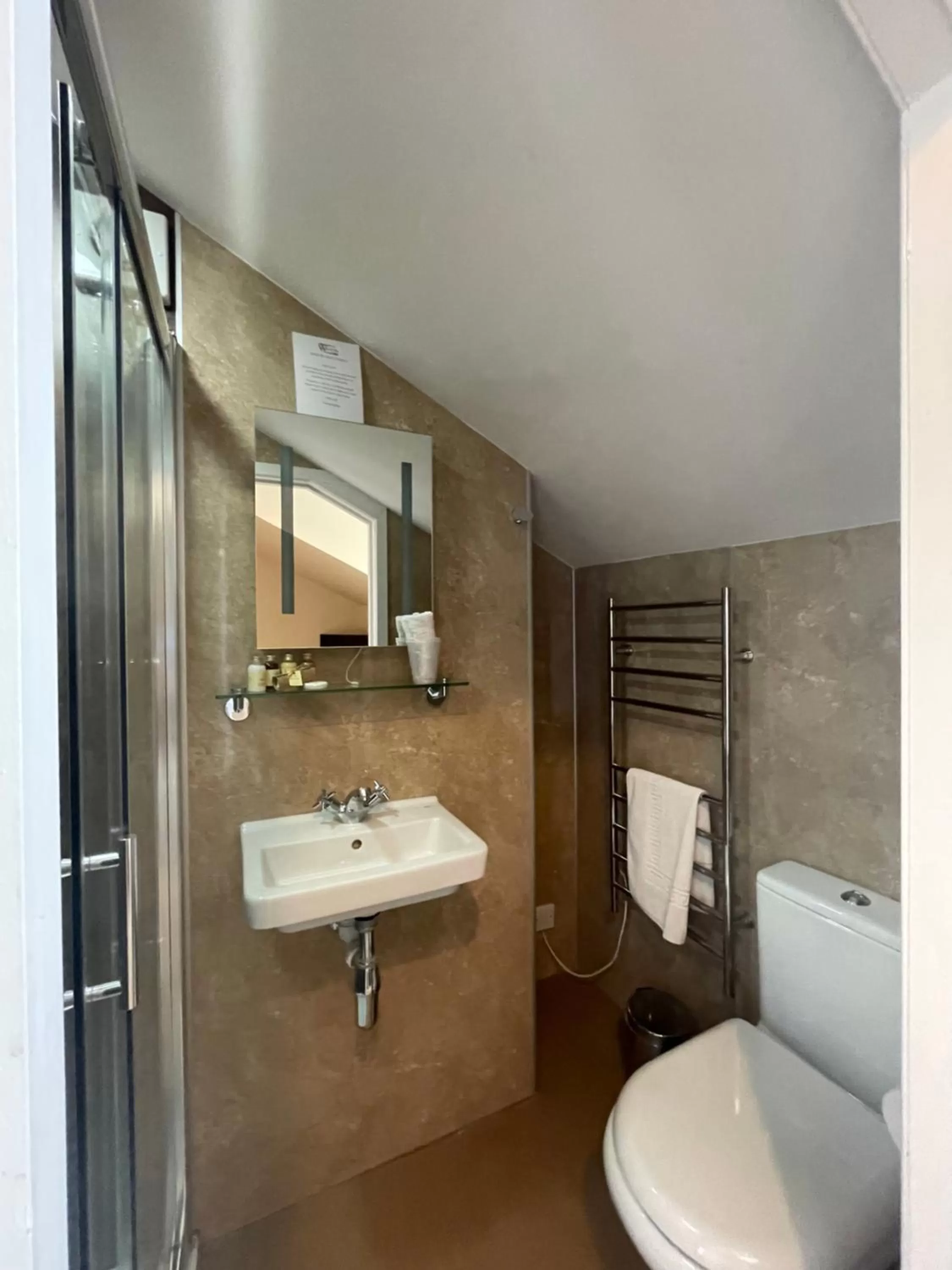 Toilet in Weston Hotel