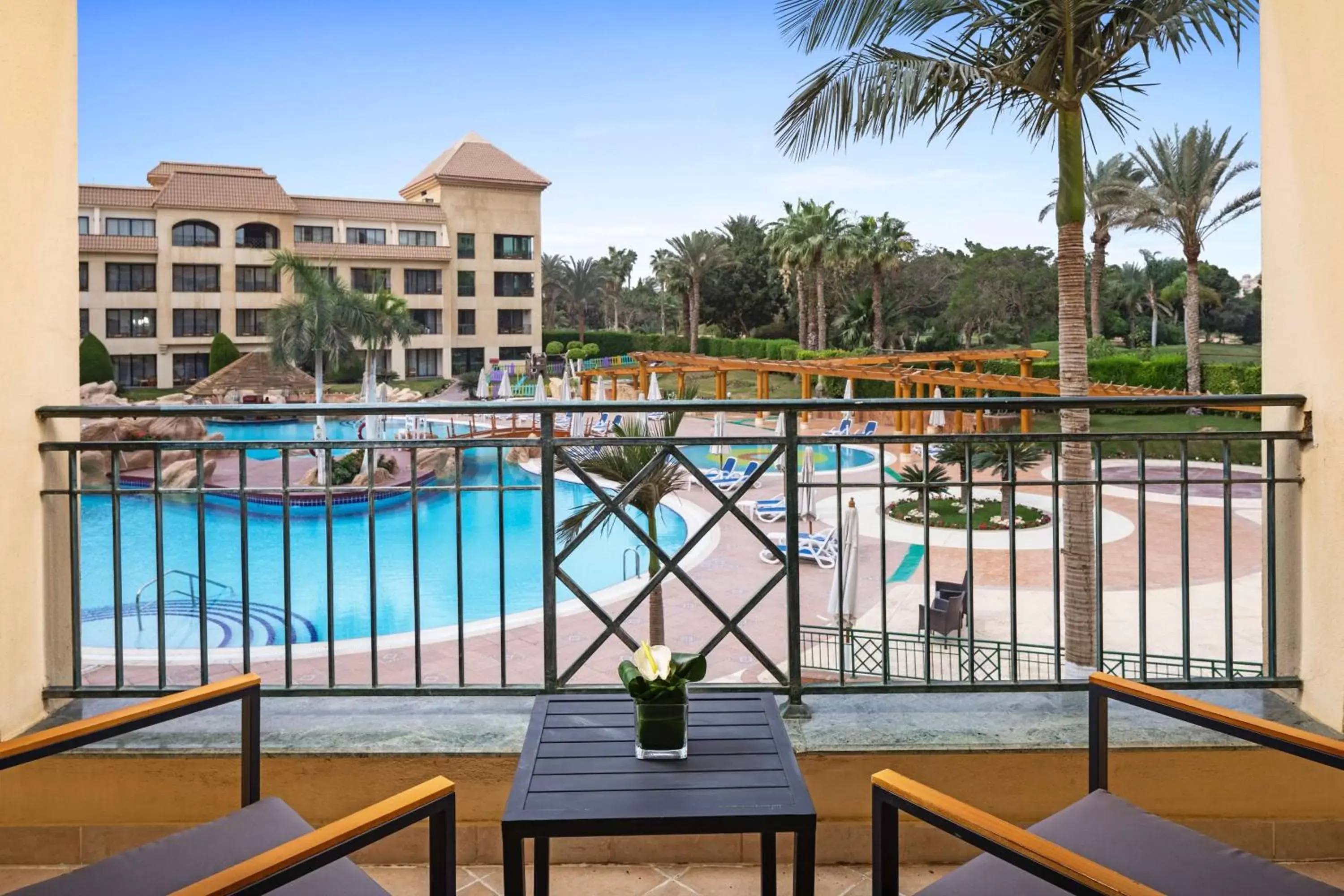 Superior King Room with pool in Hilton Pyramids Golf Superior King Room with pool in Hilton Pyramids Golf