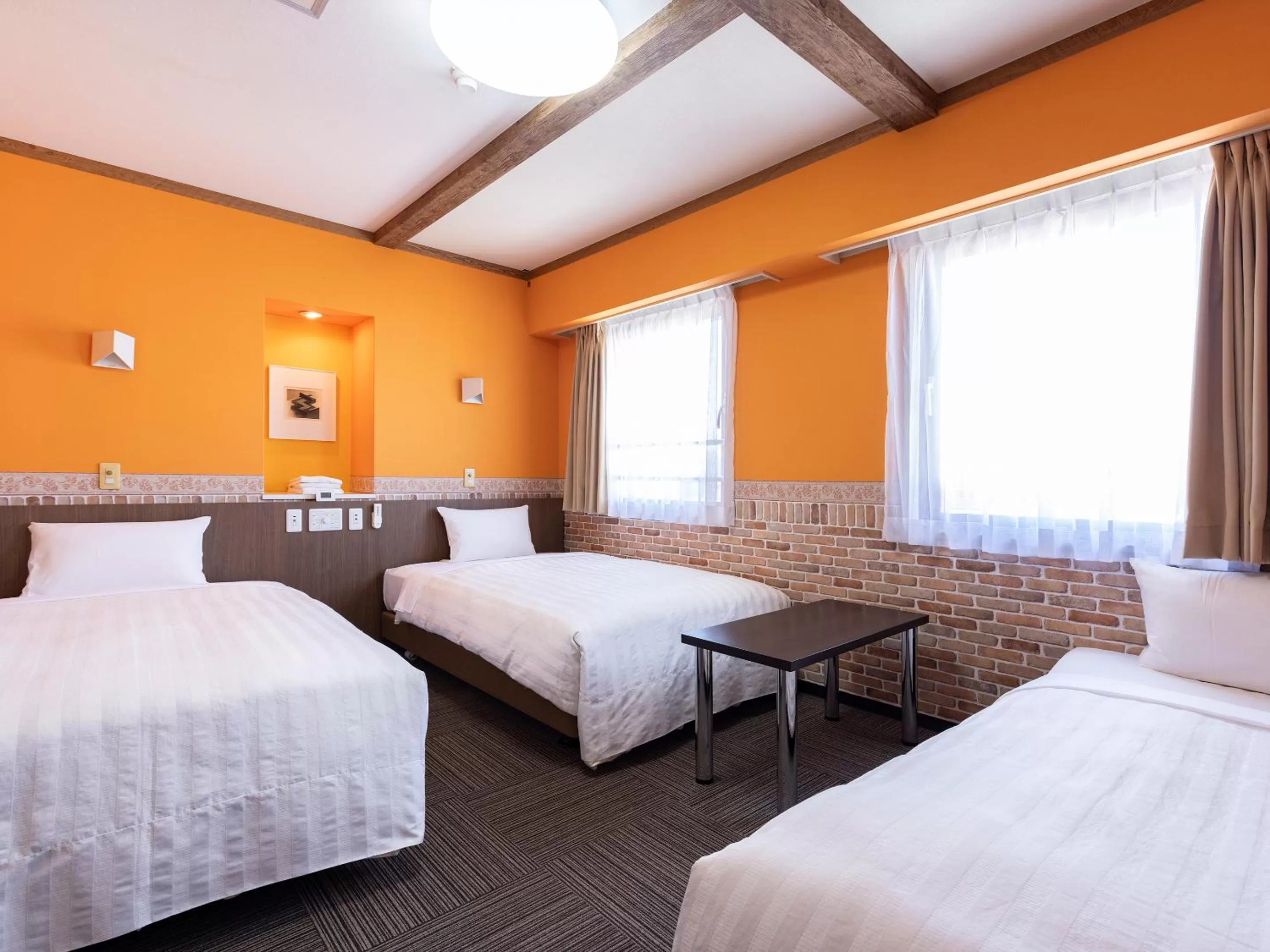 Photo of the whole room, Bed in KOKO STAY Shimonoseki - formerly Hotel Wing International Shimonoseki