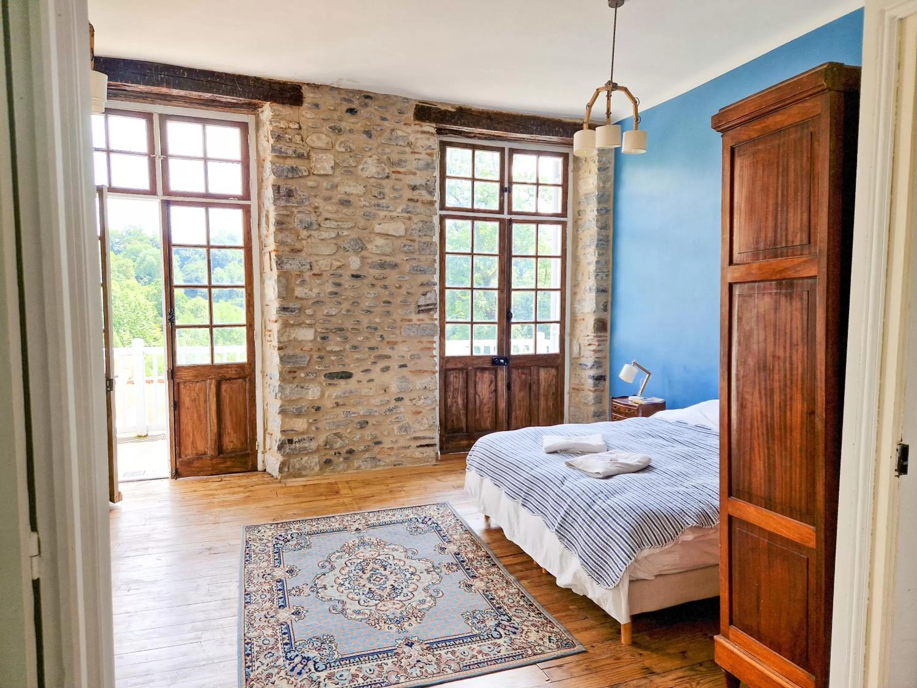 Bed in Chambres du Pont de la Légende