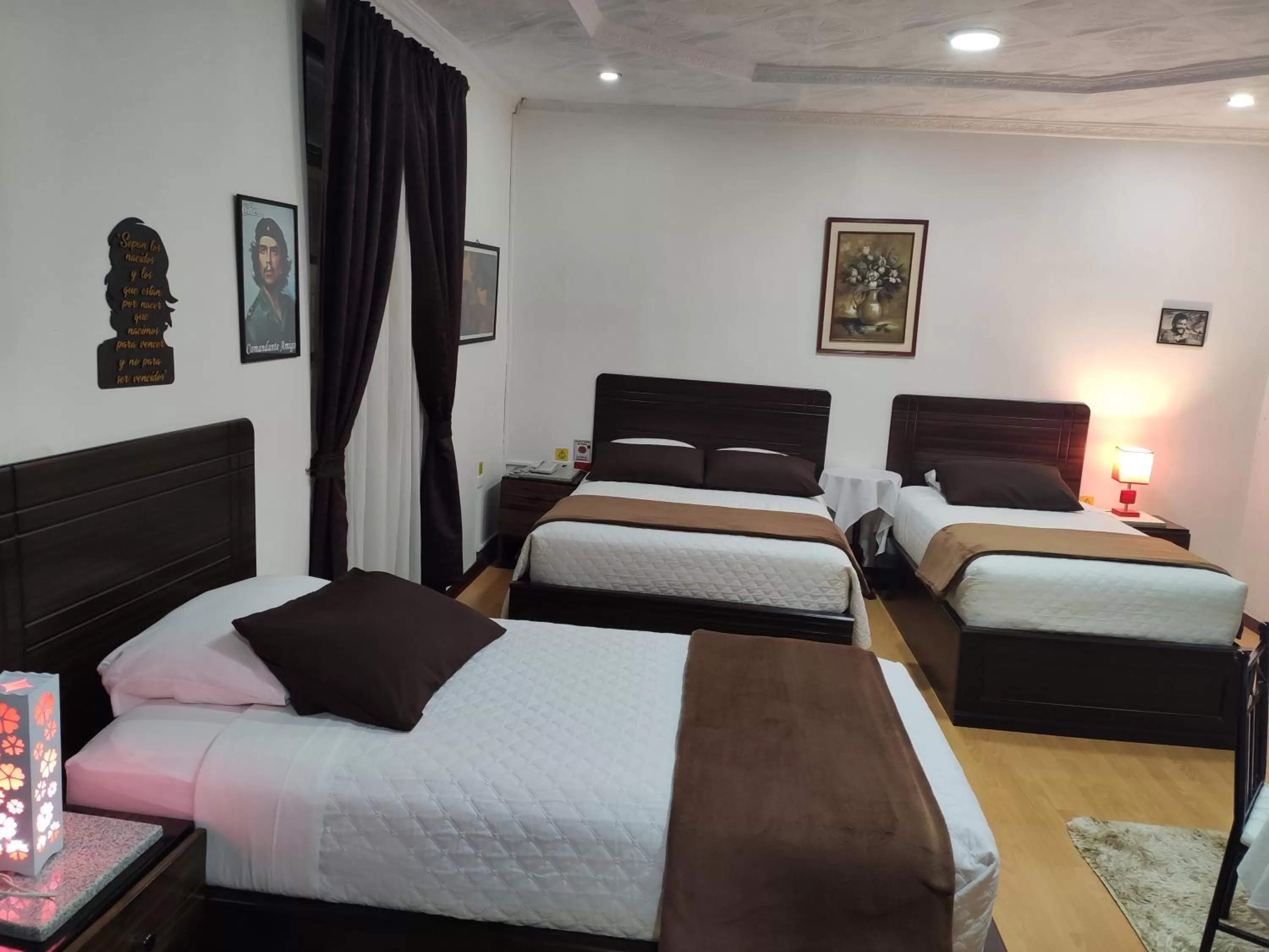 Bed in Hotel el Che No apto para corruptos