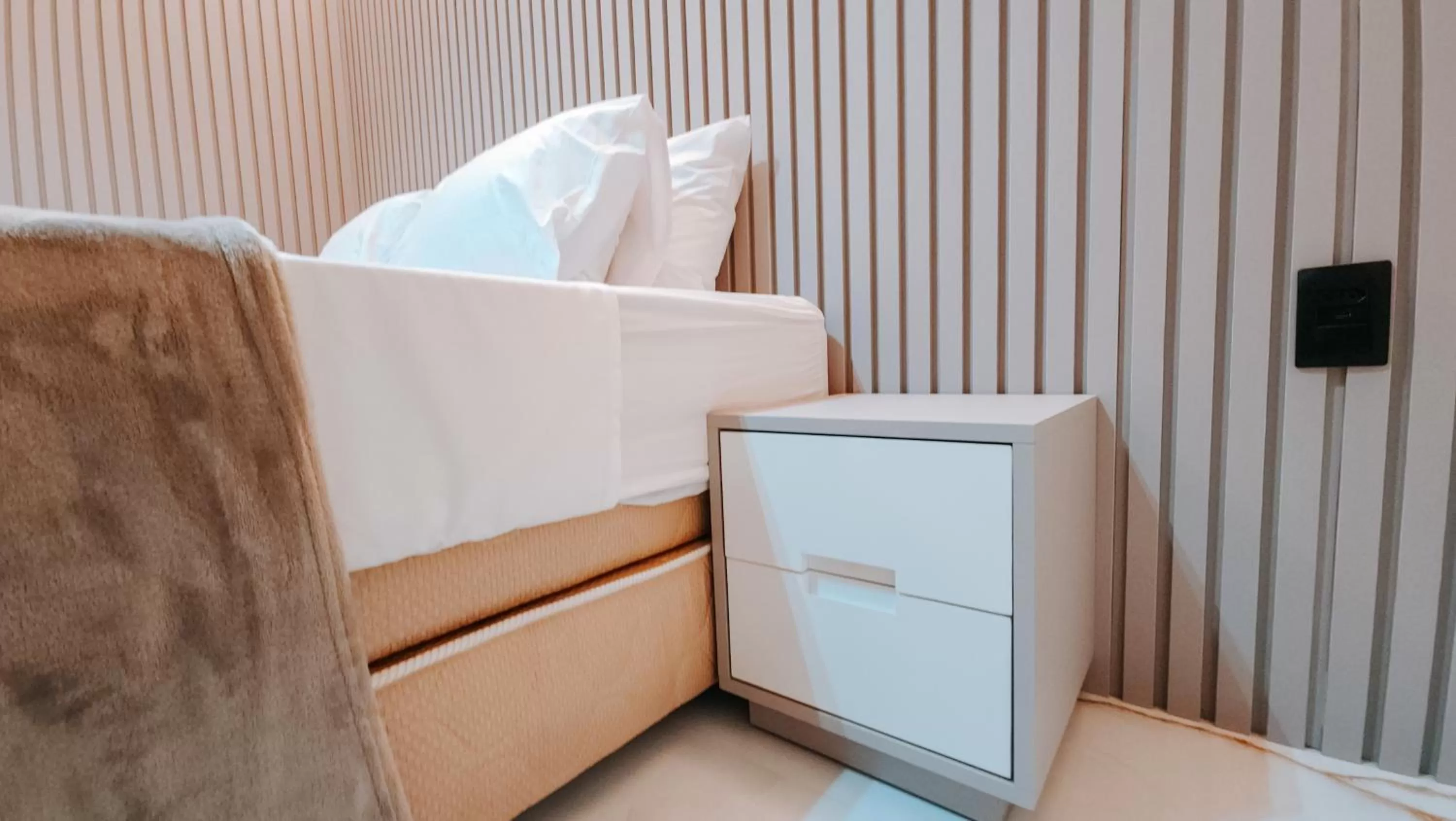 Bedroom in Suítes Água Marinha