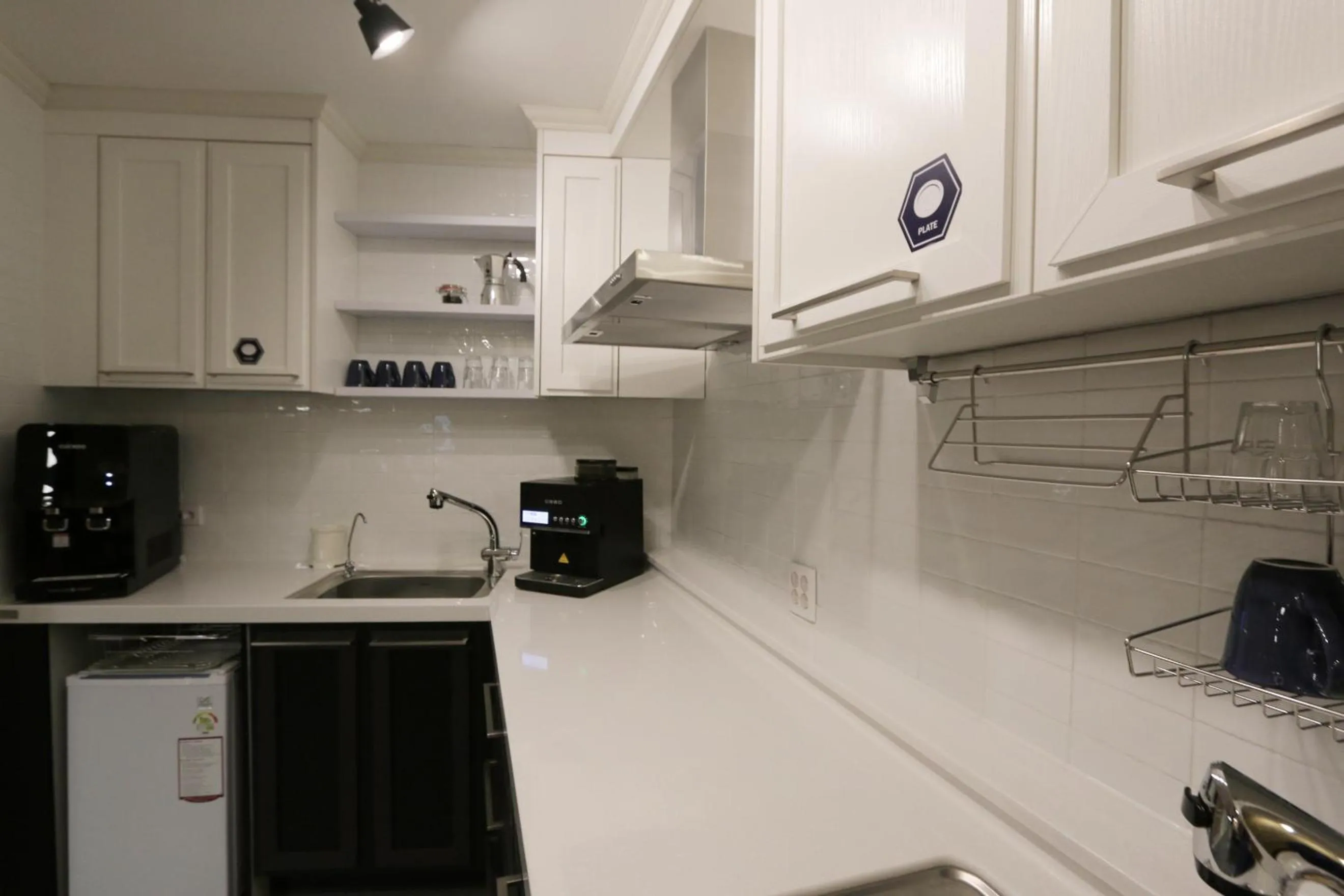 Kitchen or kitchenette in Blueboat Hostel Gyeongju