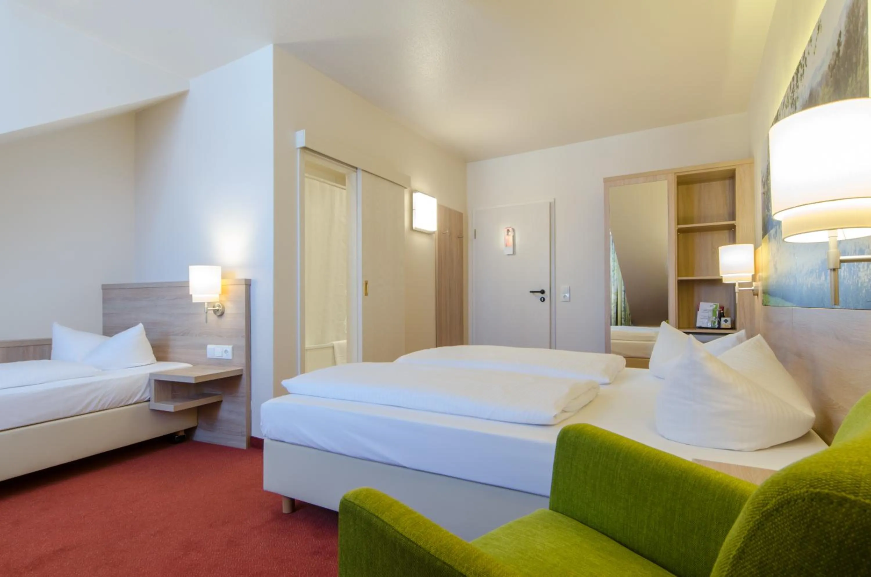 Decorative detail, Bed in Garden Hotel