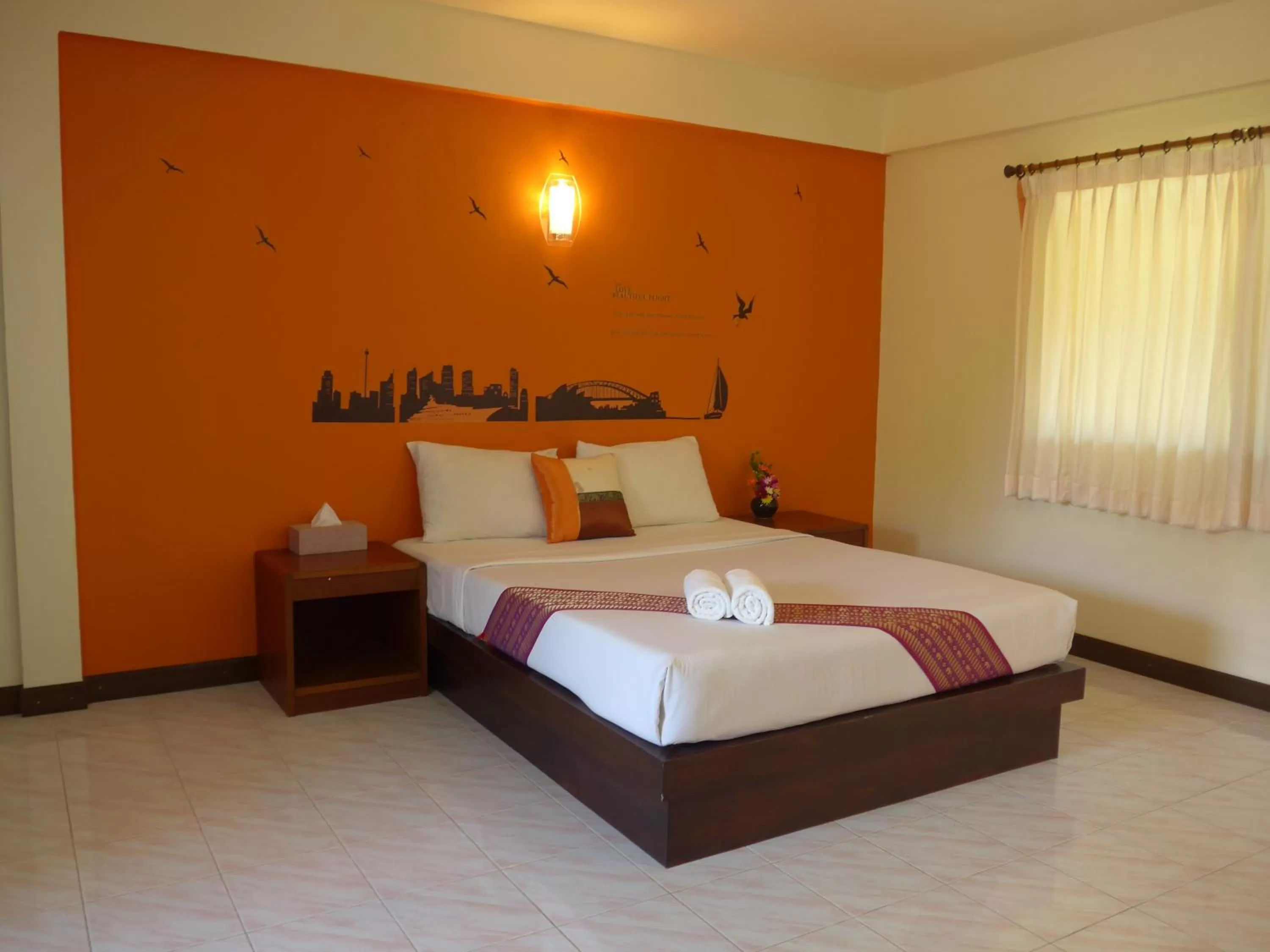 Bed in Forum House Hotel Krabi