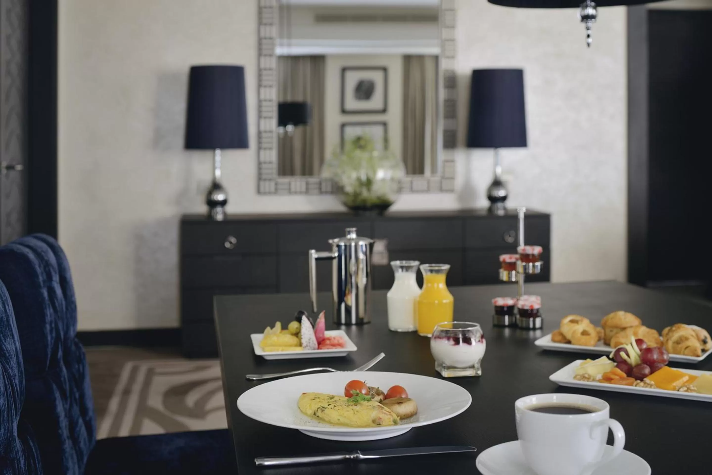 Dining area in Voco - Riyadh by IHG